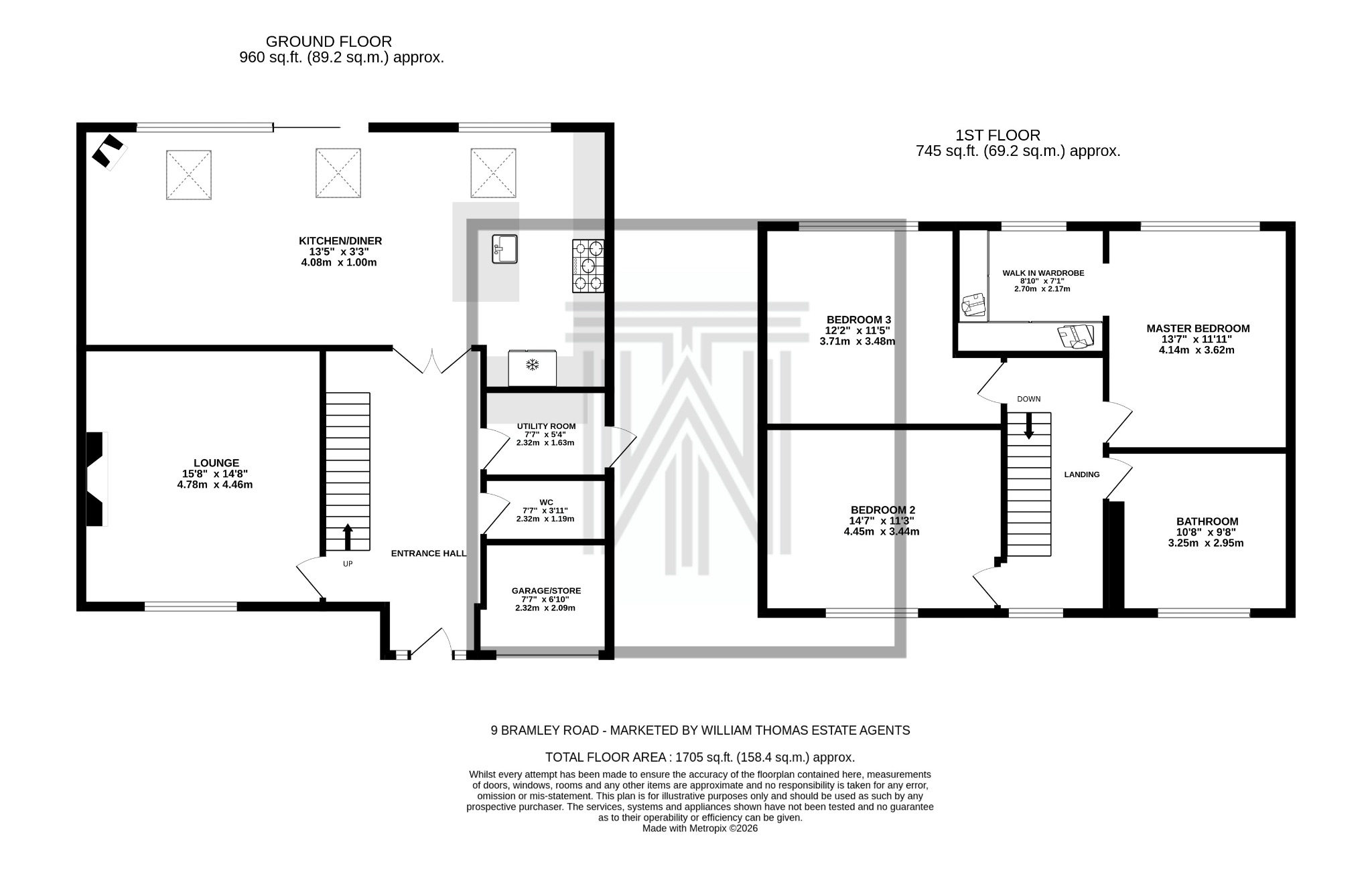 3 bedroom detached house For Sale in Bolton - Floorplan 1.