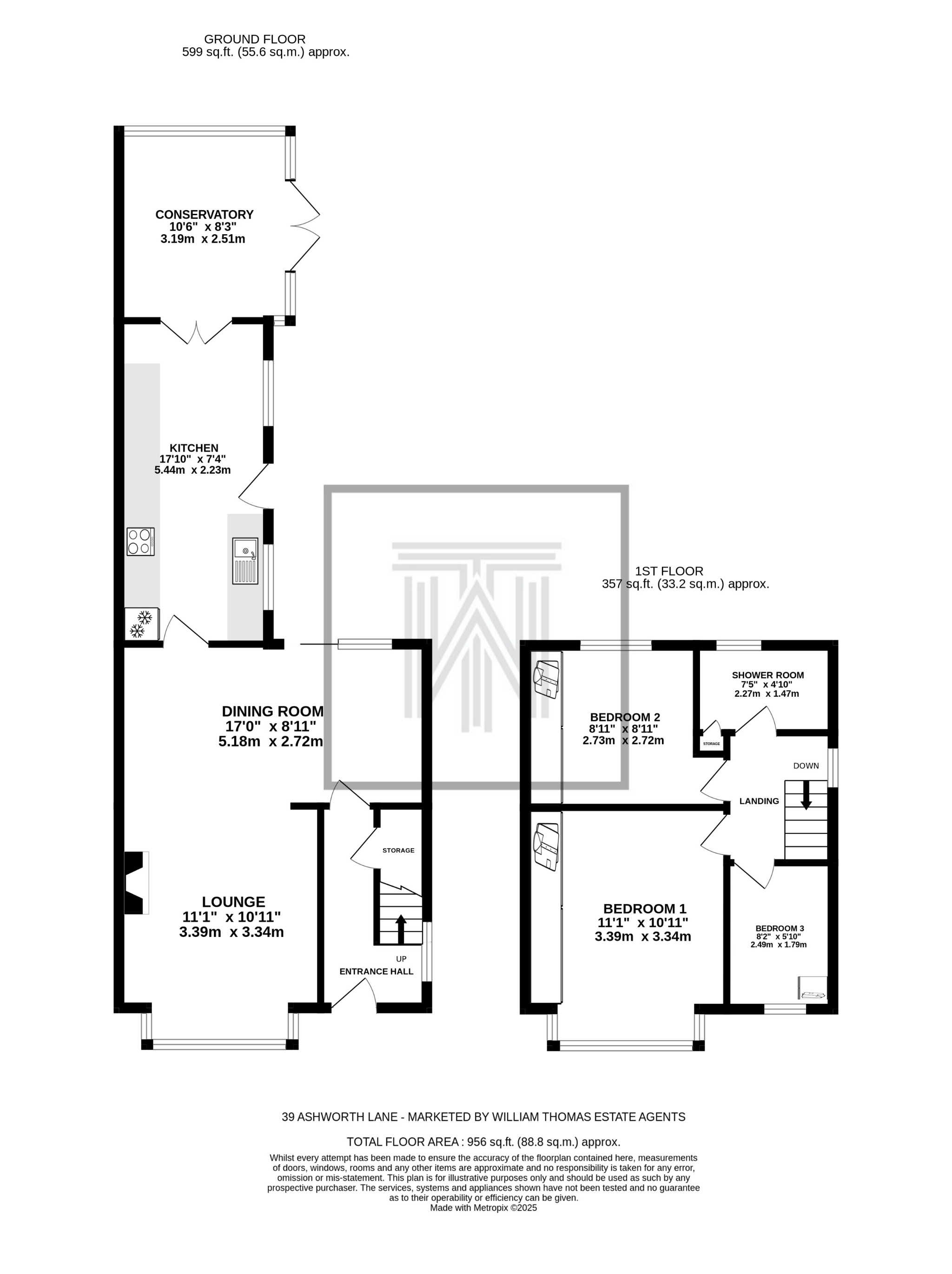 3 bedroom semi-detached house For Sale in Bolton - Floorplan 1.