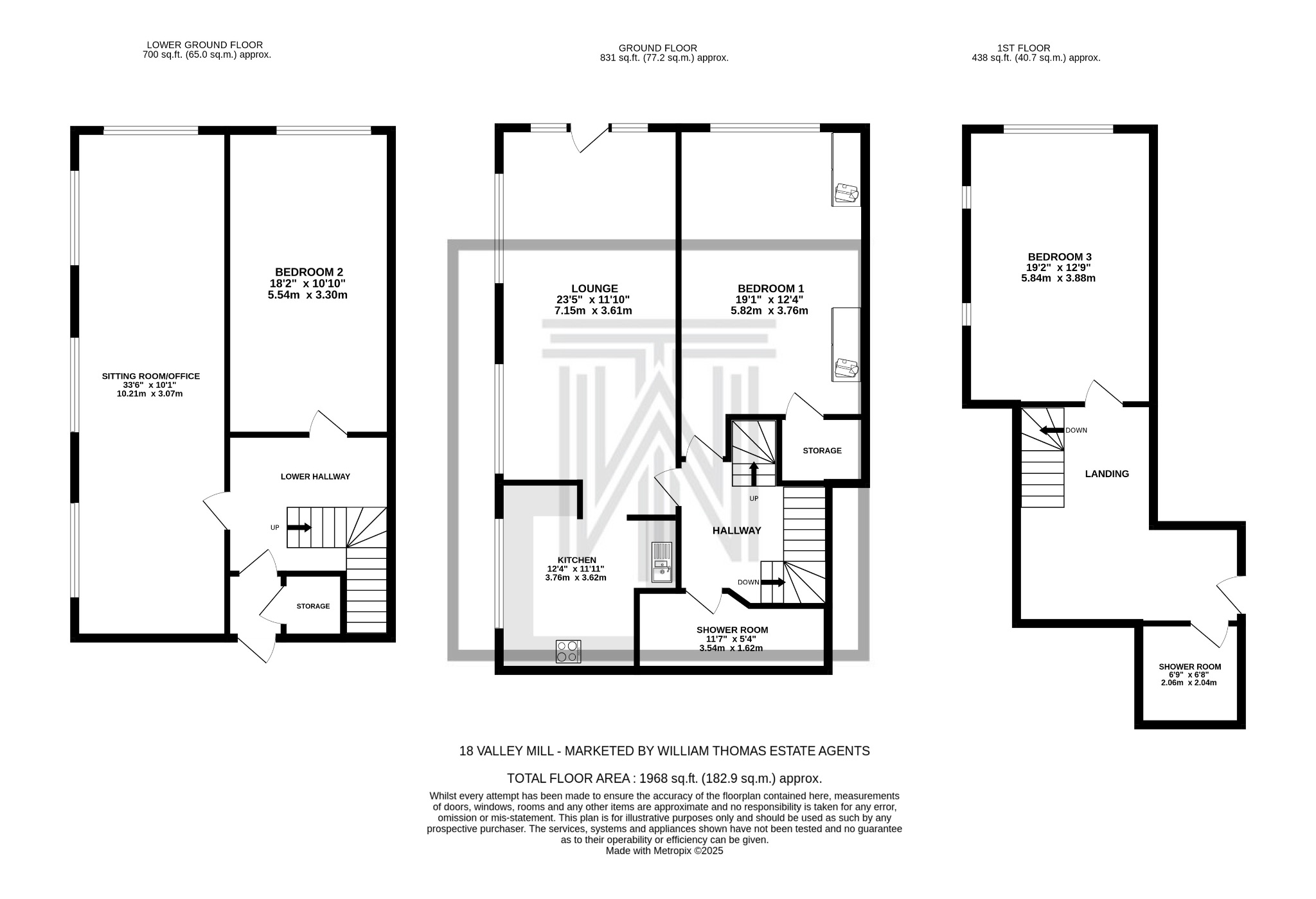 4 bedroom apartment flat/apartment Sale Agreed in Bolton - Floorplan 1.