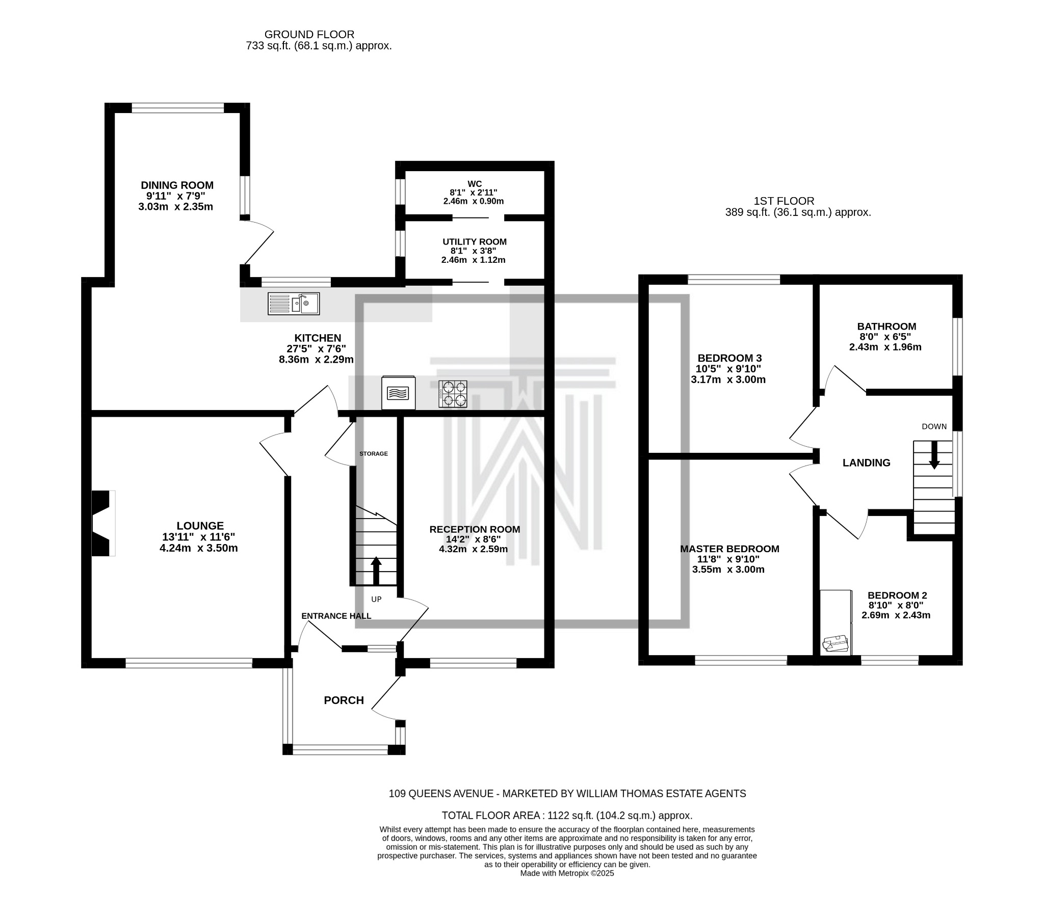 3 bedroom semi-detached house Sale Agreed in Bolton - Floorplan 1.