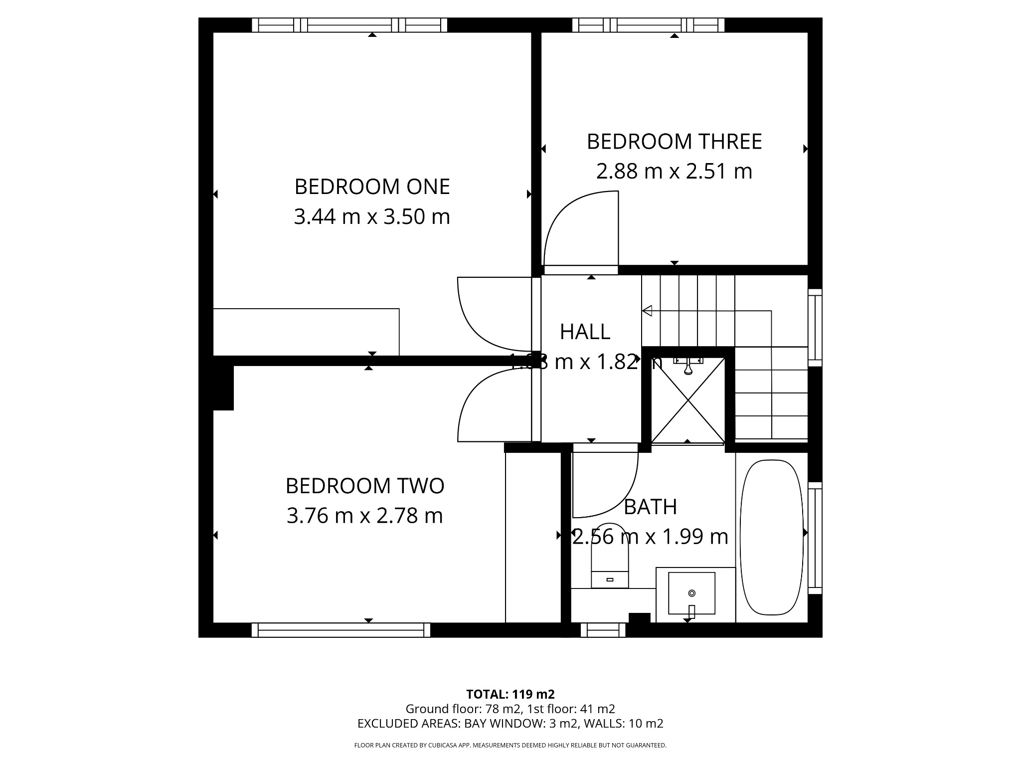 3 bedroom detached house Sale Agreed in Bolton - Floorplan 2.