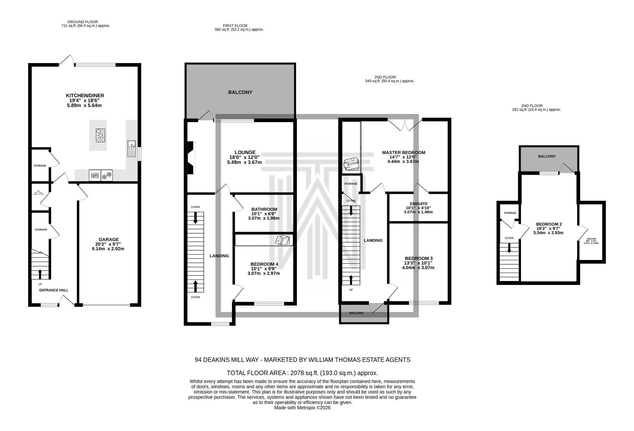 4 bedroom end terraced house For Sale in Bolton - Floorplan 1.