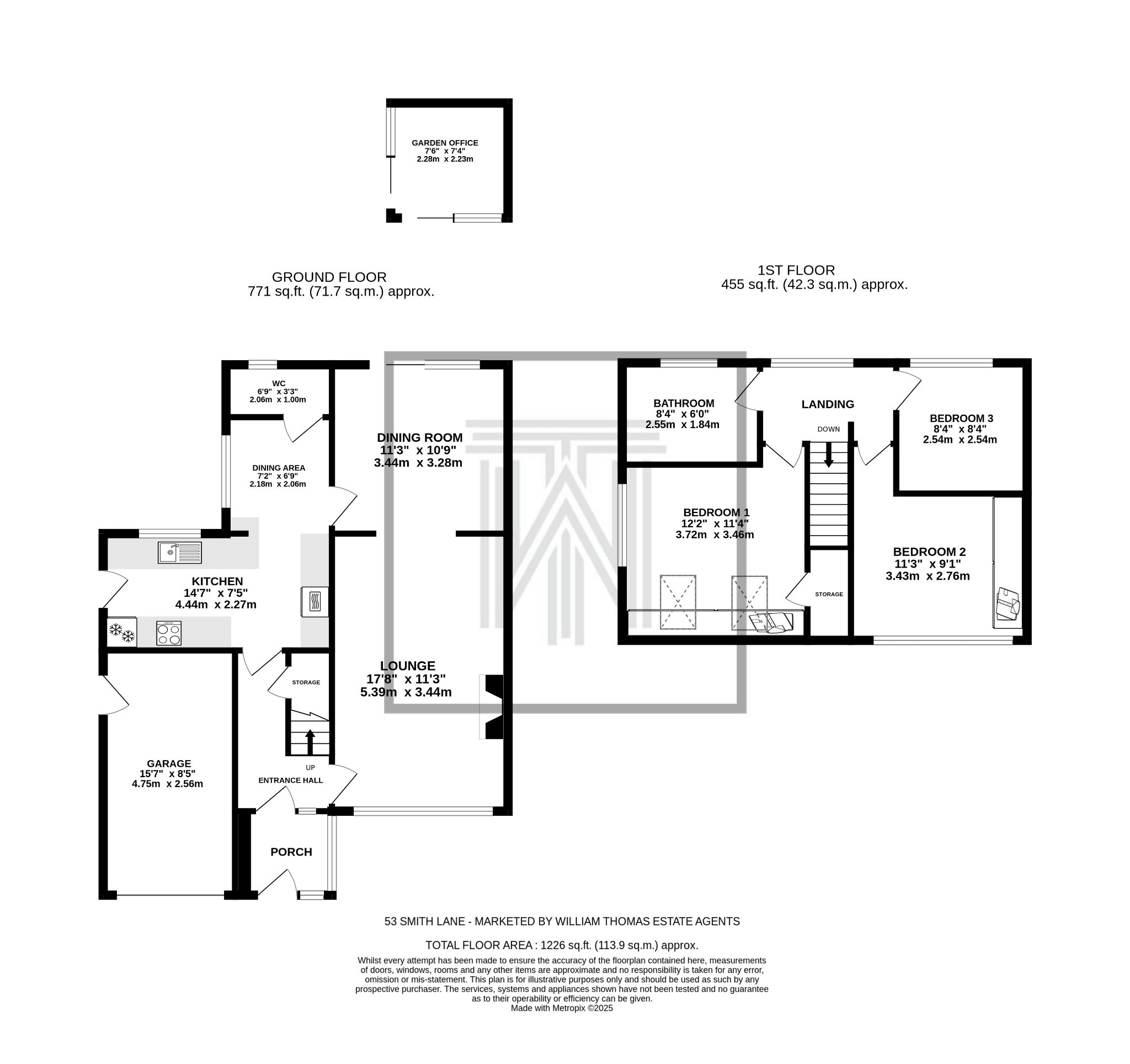 3 bedroom semi-detached house SSTC in Bolton - Floorplan 1.