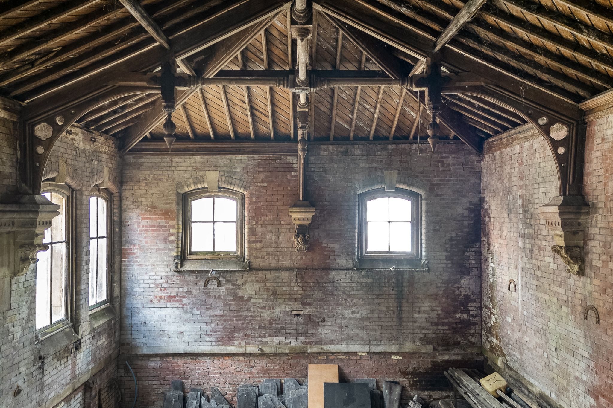 4 bedroom detached house For Sale in Bolton - Elevated View of Stables Internal.