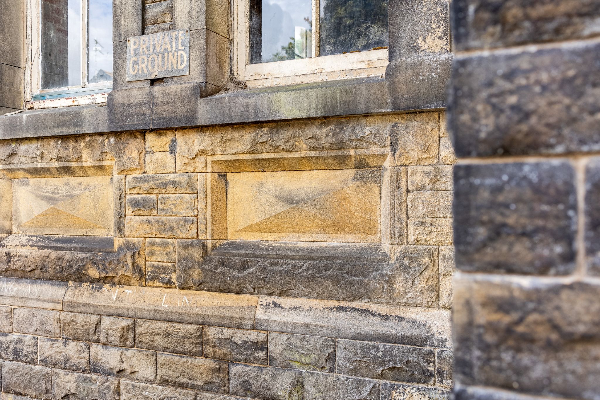4 bedroom detached house For Sale in Bolton - Stone Lozenges Beneath Windows.