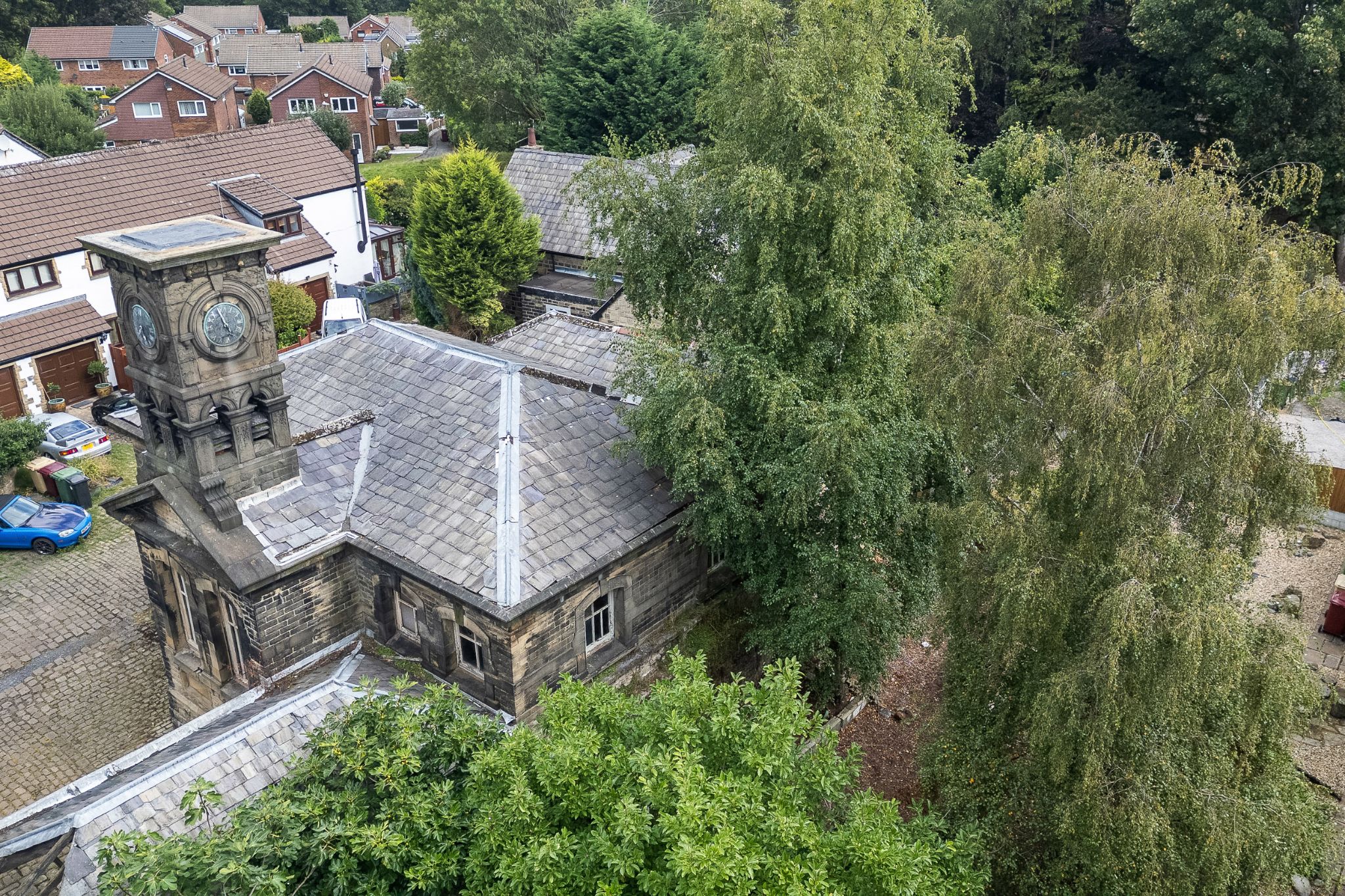 4 bedroom detached house For Sale in Bolton - Aerial Photo.
