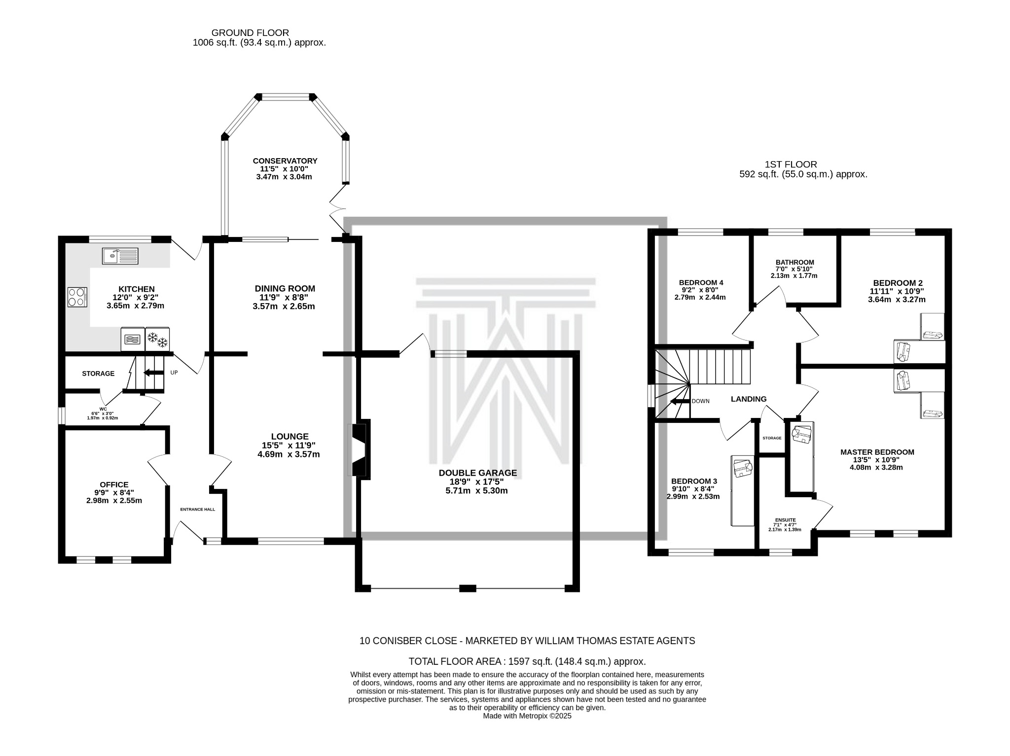 4 bedroom detached house SSTC in Bolton - Floorplan 1.