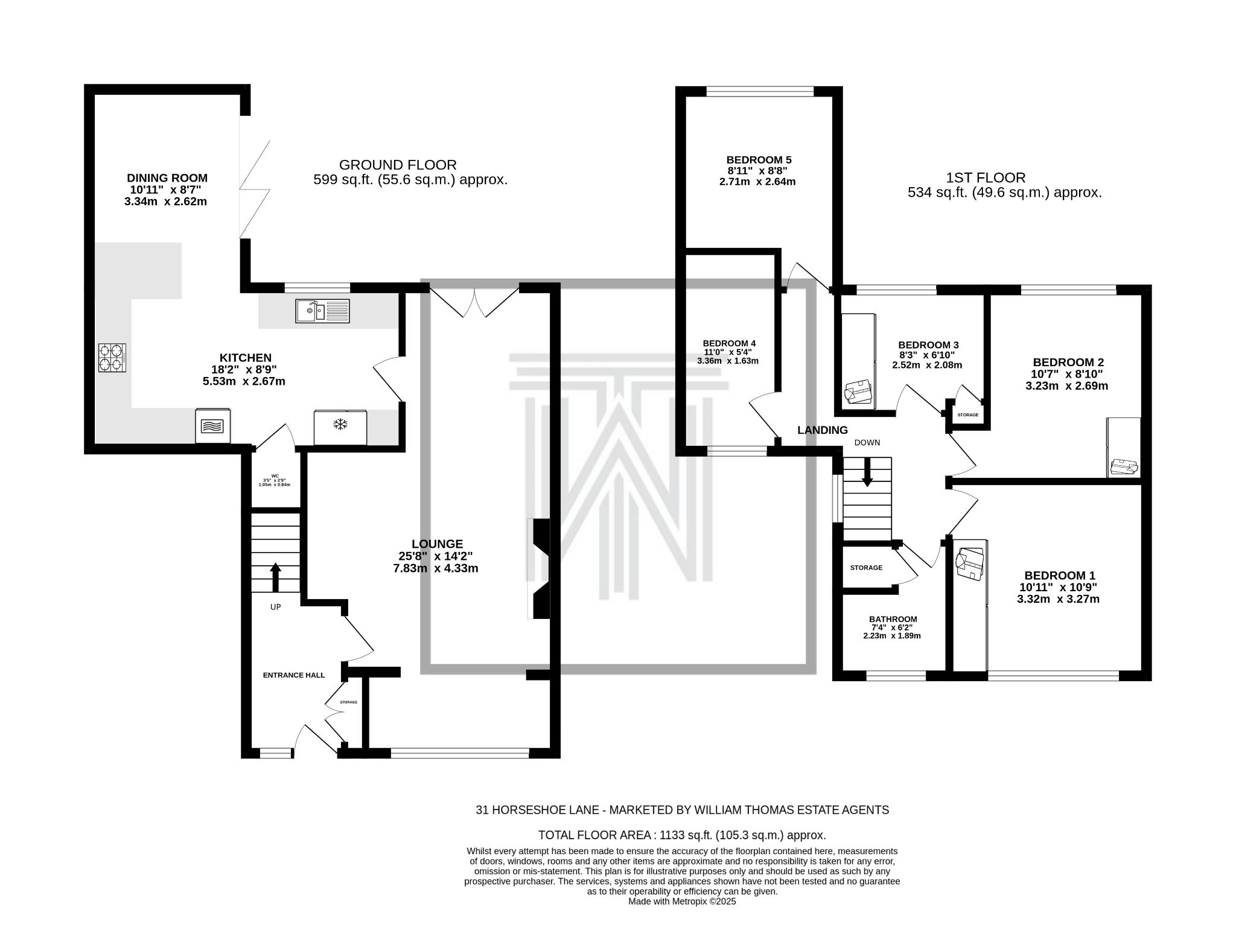 4 bedroom detached house For Sale in Bolton - Floorplan 1.