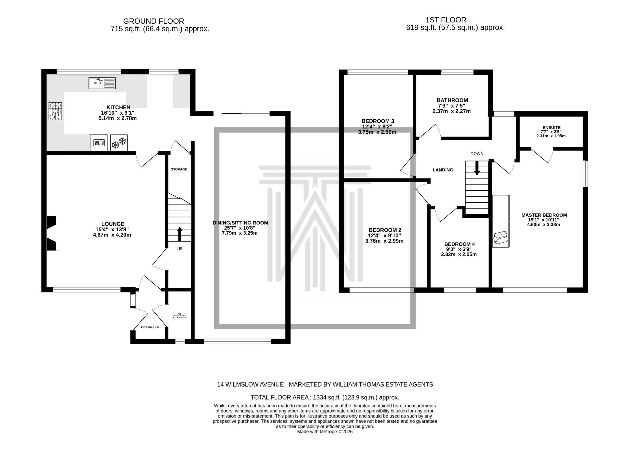 4 bedroom semi-detached house For Sale in Bolton - Floorplan 1.