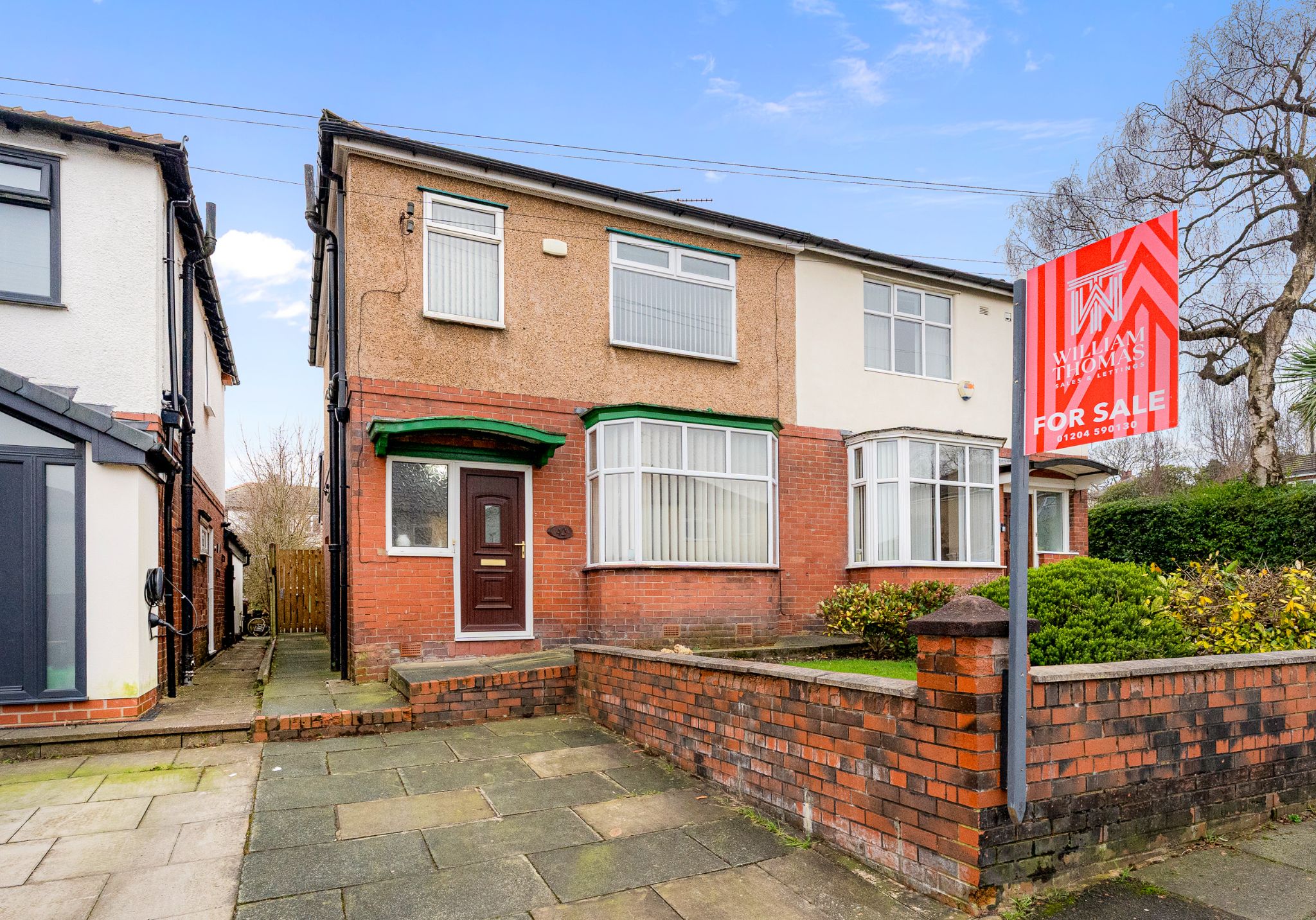 3 bedroom semi-detached house Sale Agreed in Bolton - Photograph 1.