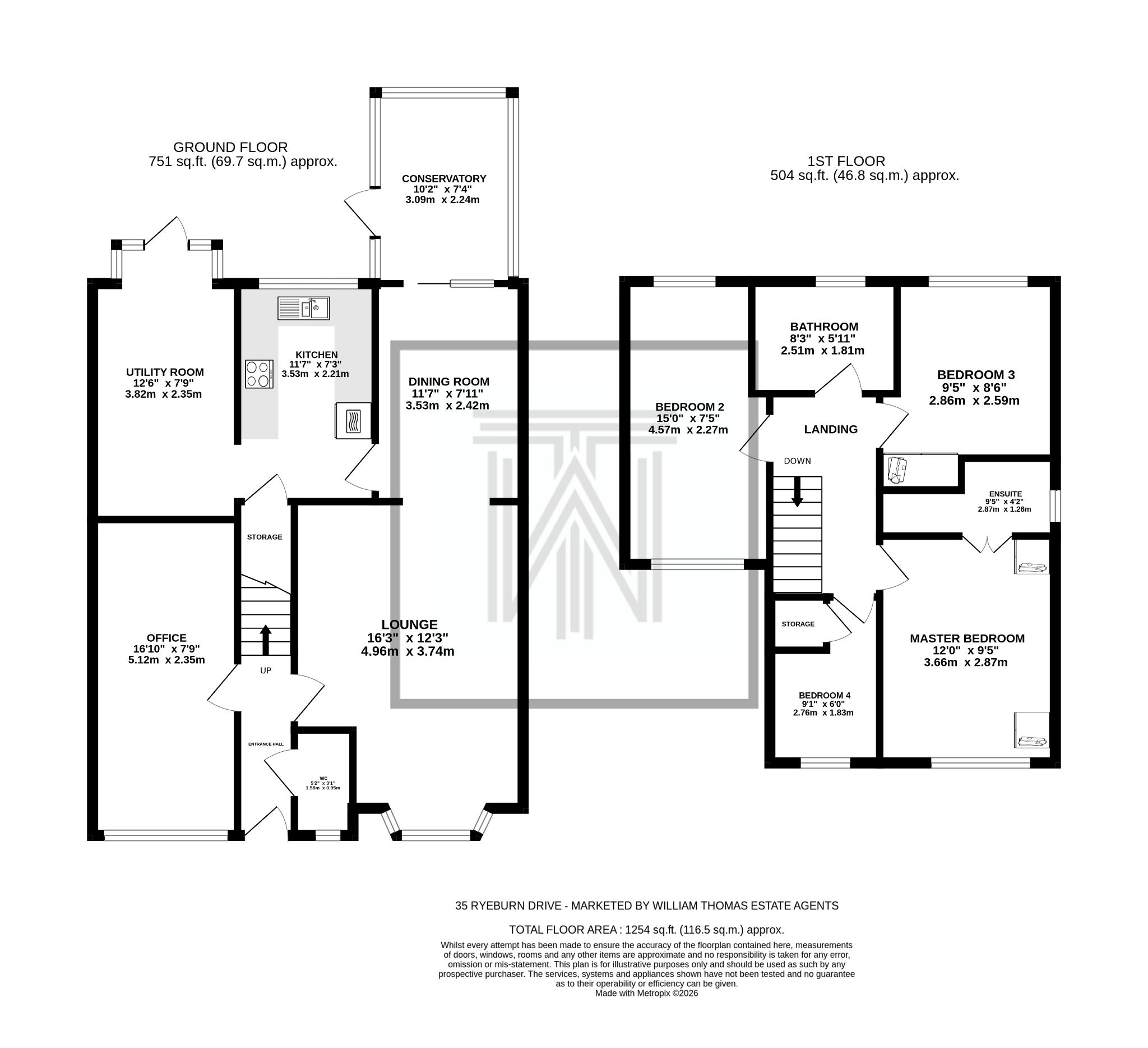 4 bedroom detached house For Sale in Bolton - Floorplan 1.