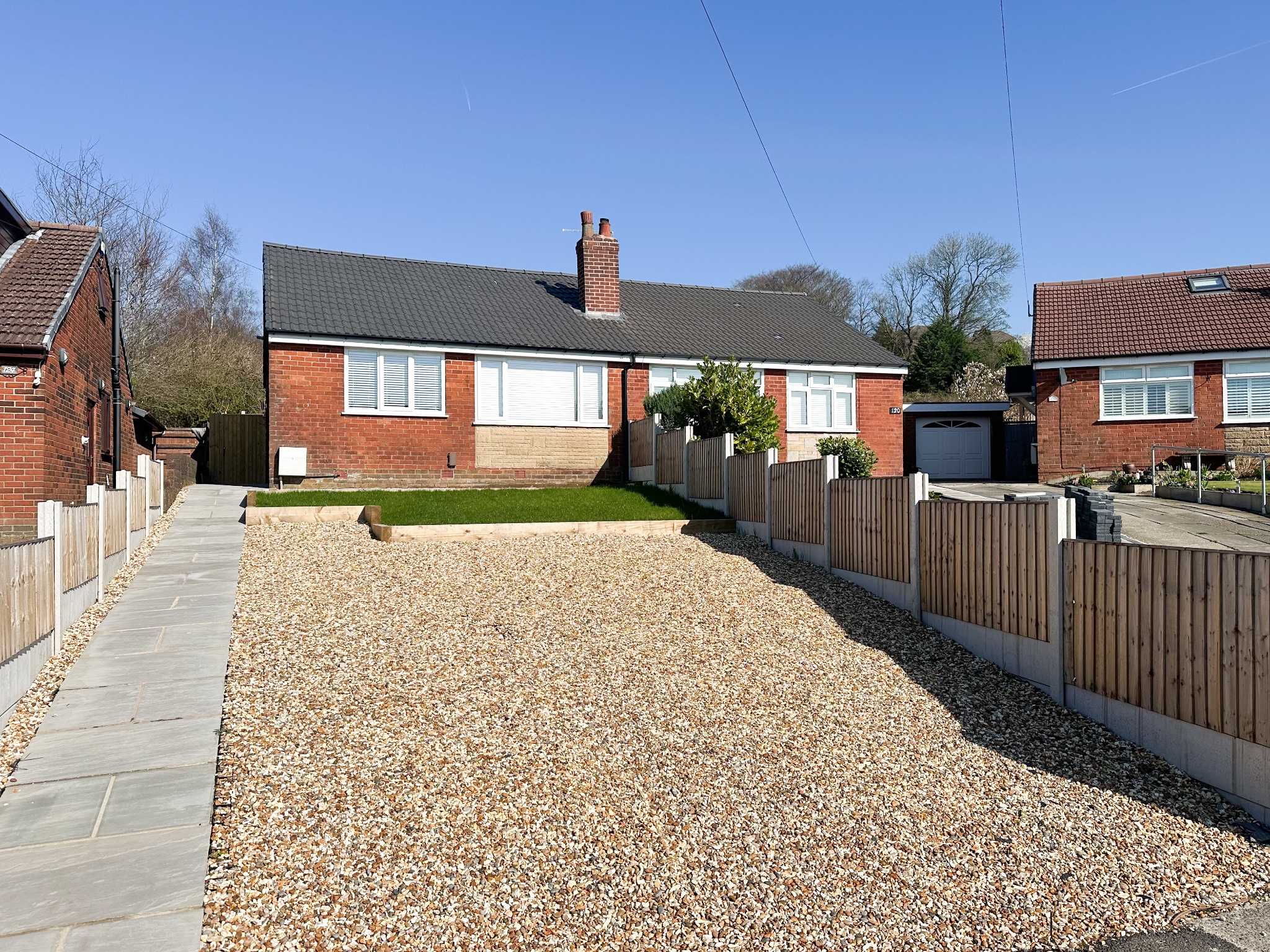 2 bedroom semi-detached bungalow For Sale in Bolton - Photograph 1.