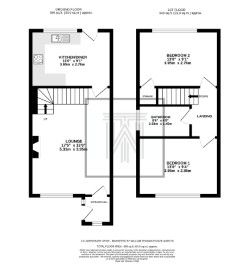2 bedroom semi-detached house For Sale in Bolton - Floorplan 1.