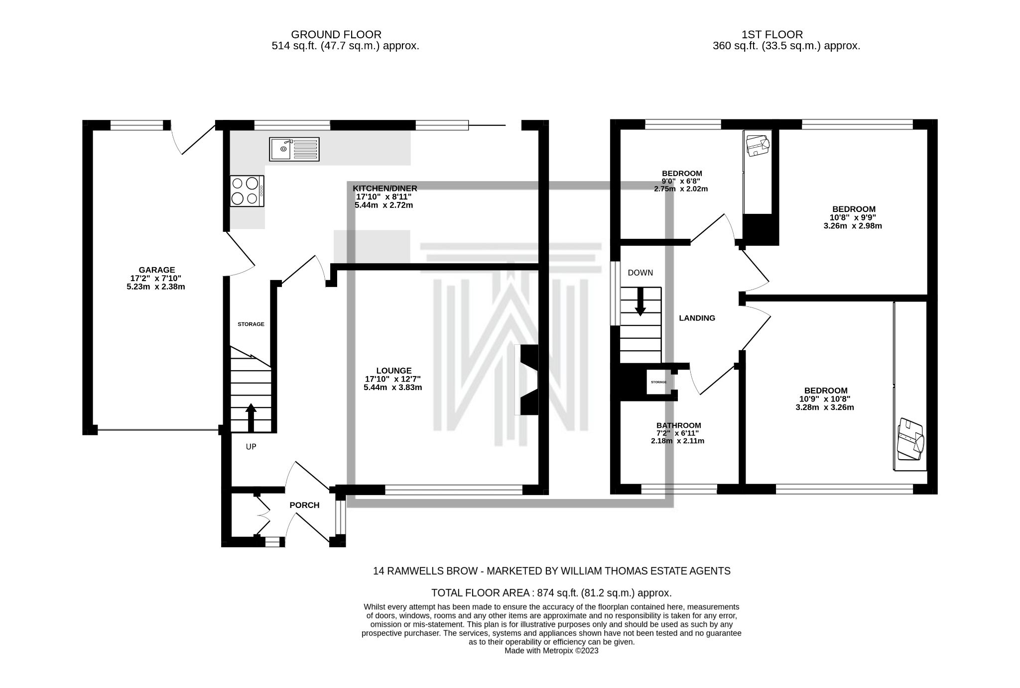 3 bedroom semi-detached house For Sale in Bolton - Floorplan 1.