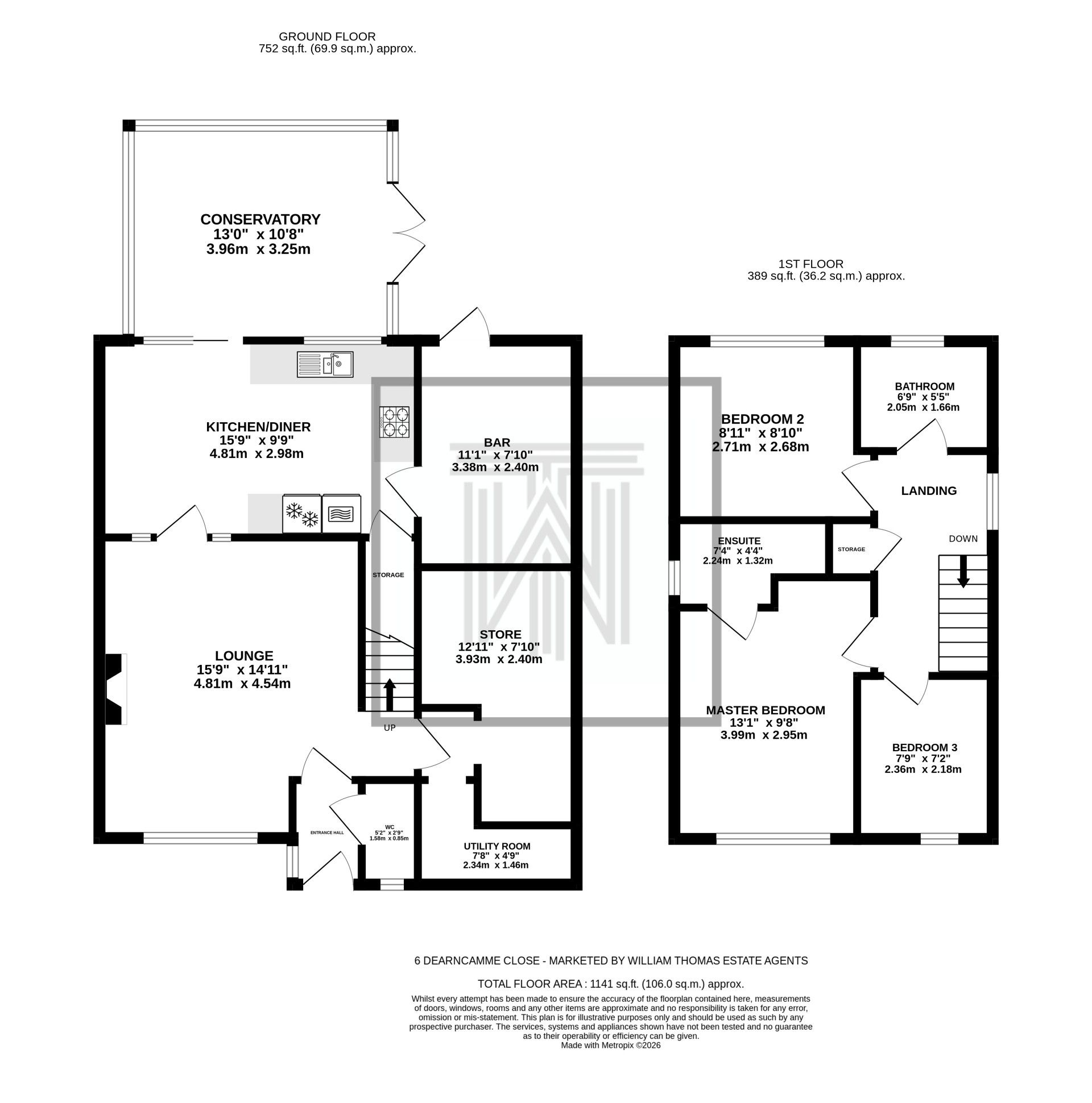 3 bedroom detached house For Sale in Bolton - Floorplan 1.