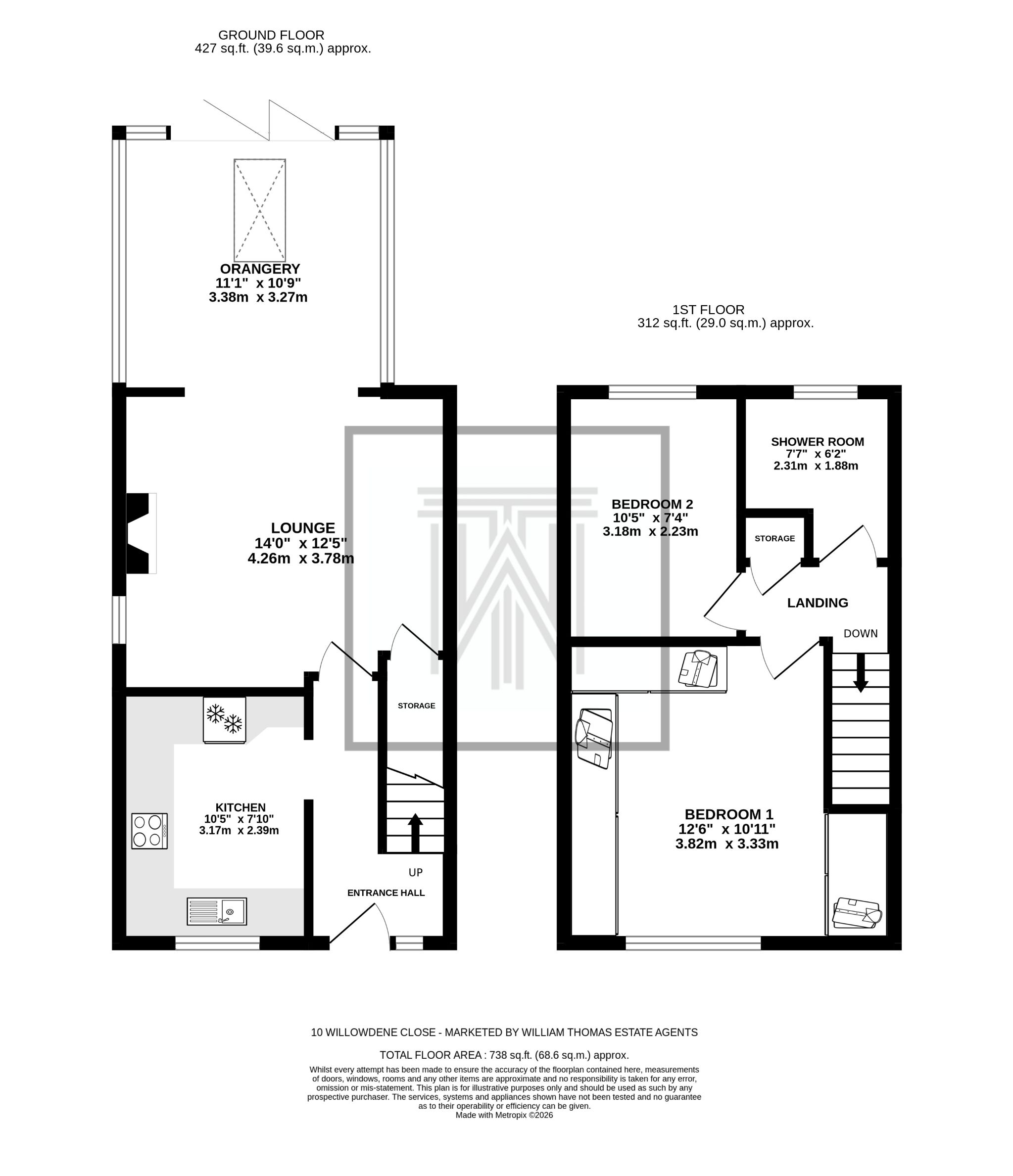 2 bedroom semi-detached house For Sale in Bolton - Floorplan 1.
