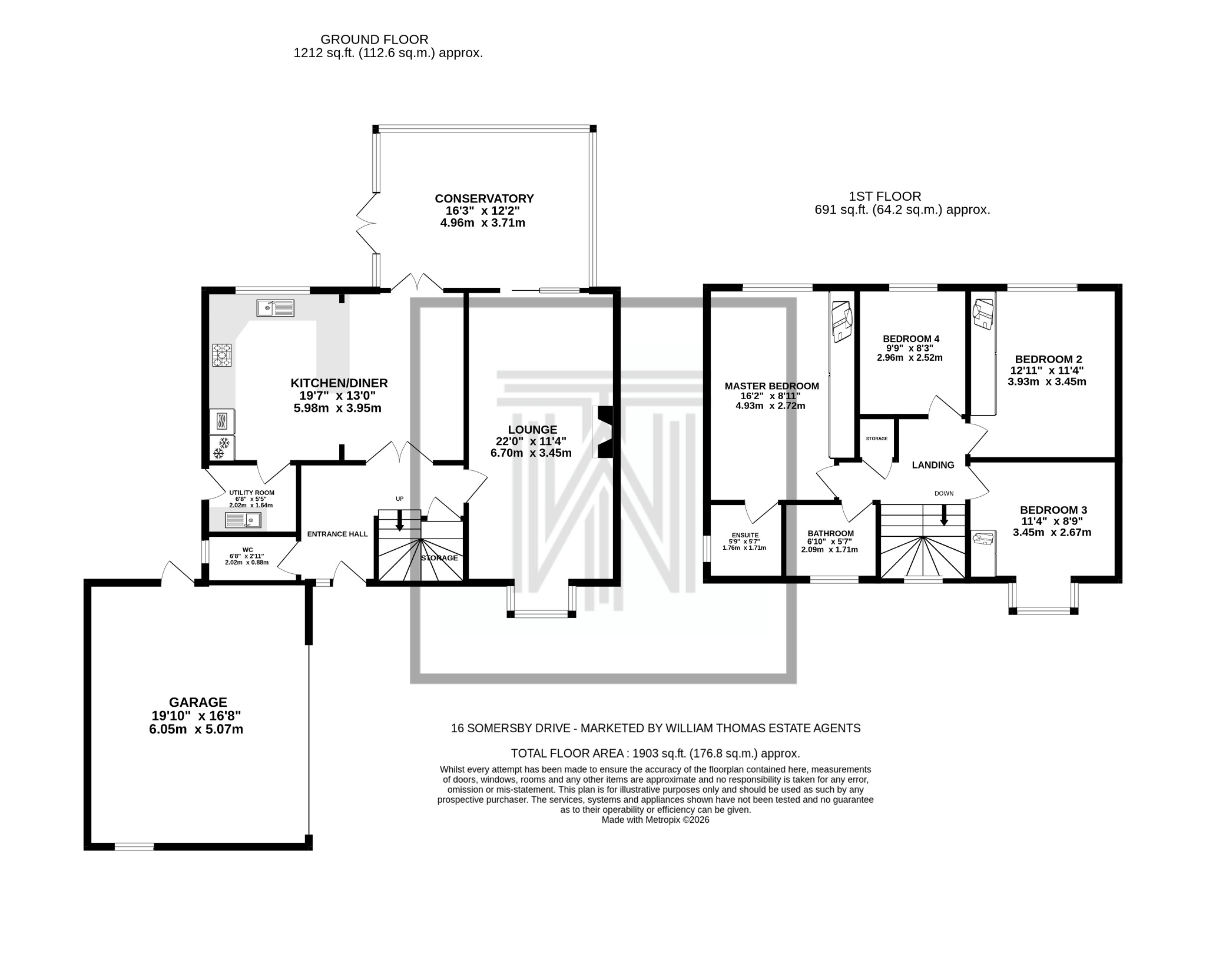 4 bedroom detached house For Sale in Bolton - Floorplan 1.