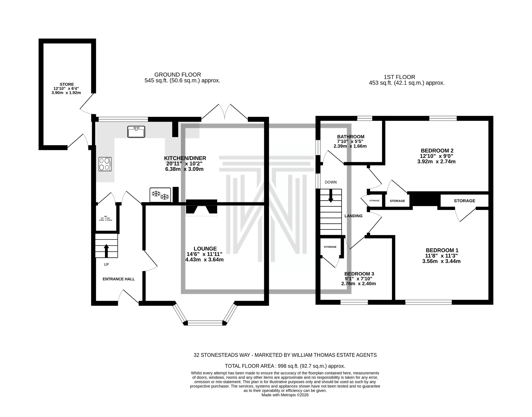 3 bedroom semi-detached house For Sale in Bolton - Floorplan 1.