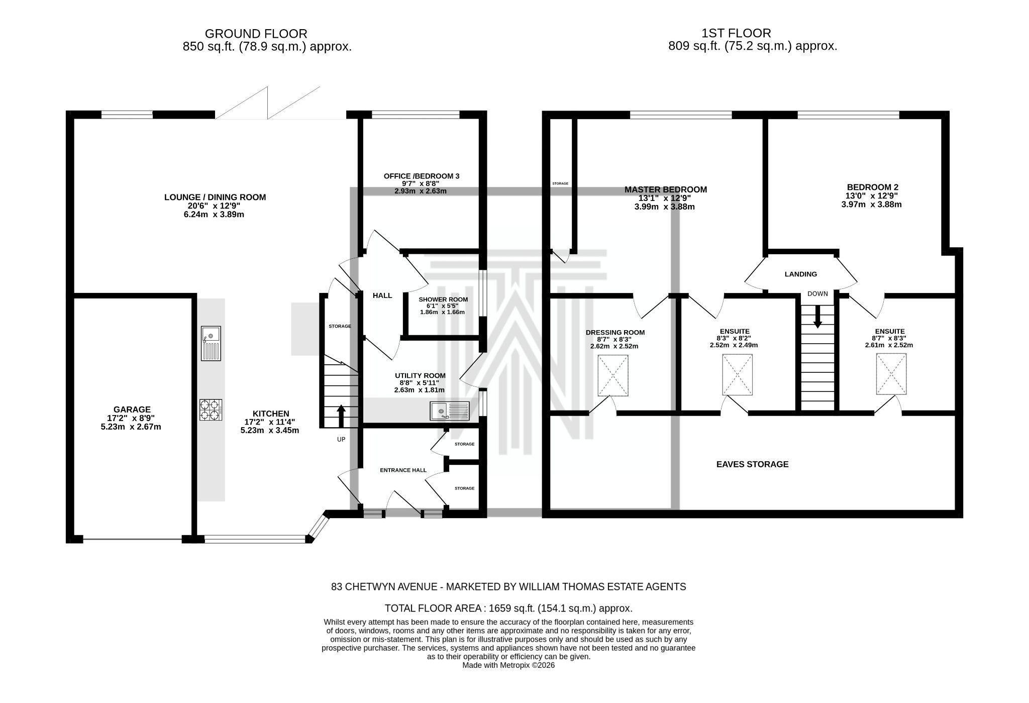 3 bedroom semi-detached dormer house For Sale in Bolton - Floorplan 1.