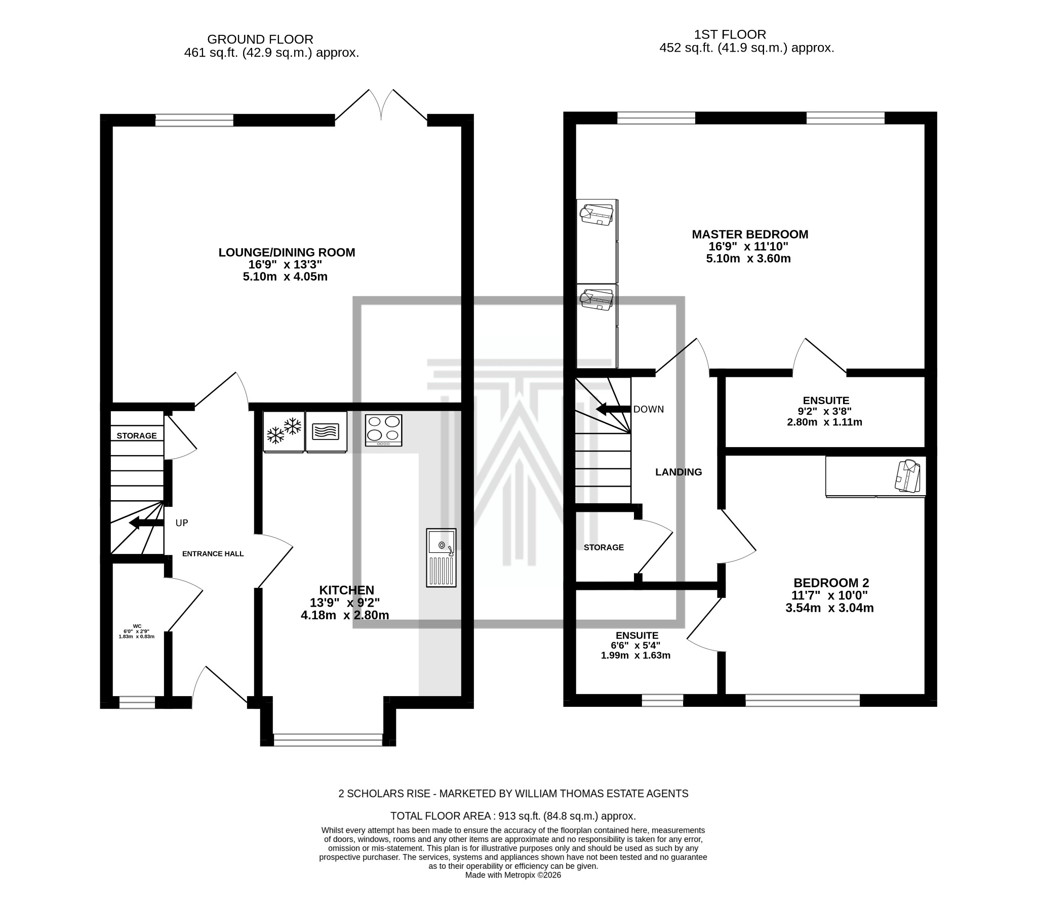 2 bedroom mid terraced house For Sale in Bolton - Floorplan 1.