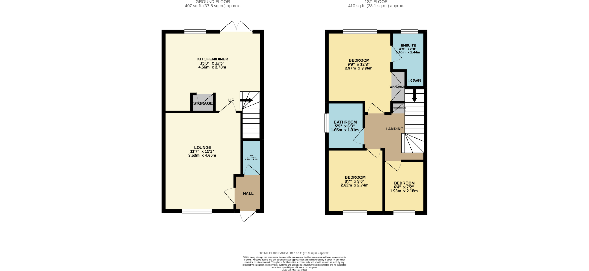 3 bedroom semi-detached house For Sale in Bolton - Floorplan 1.