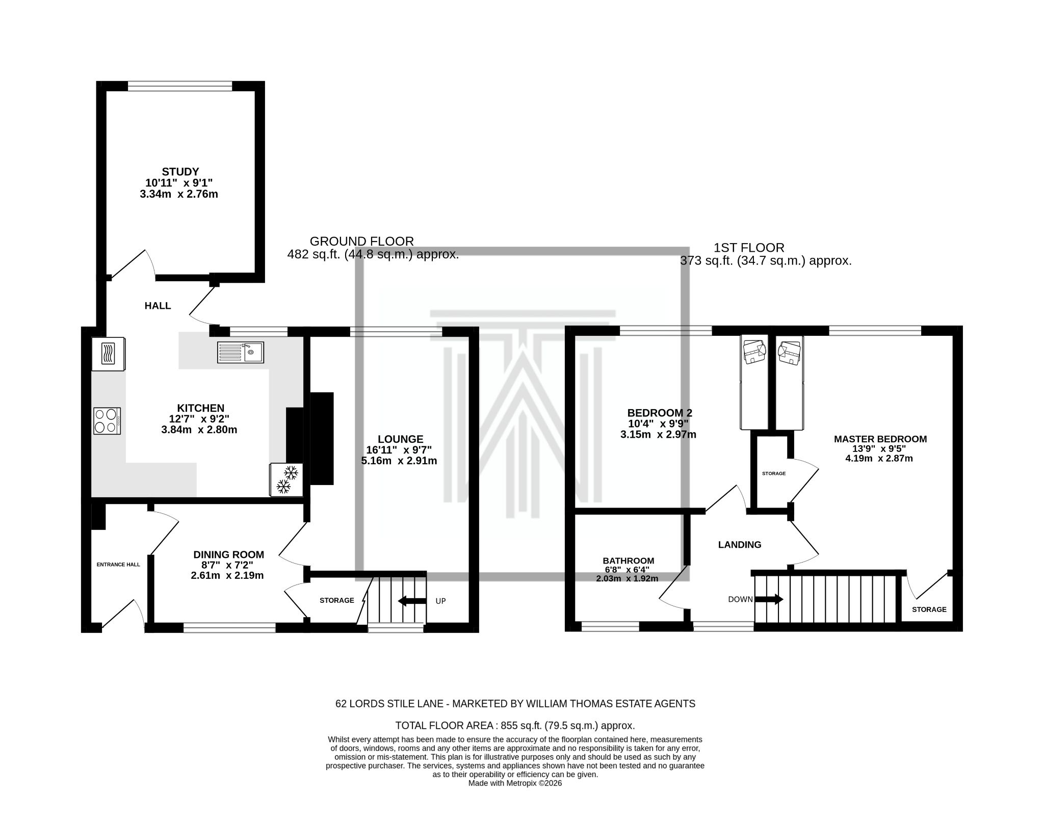 3 bedroom town house For Sale in Bolton - Floorplan 1.