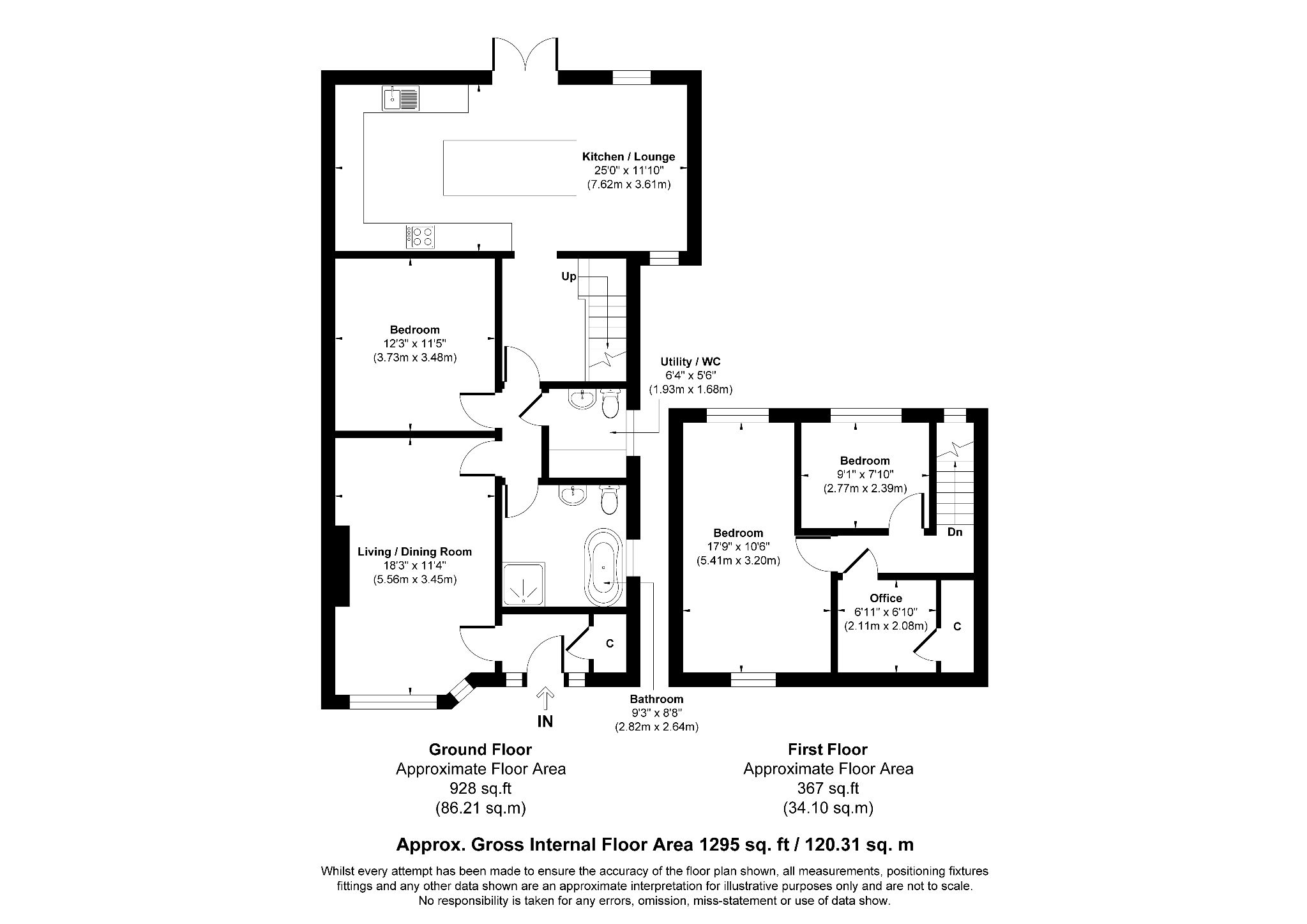 3 bedroom semi-detached bungalow For Sale in Bolton - Floorplan 1.