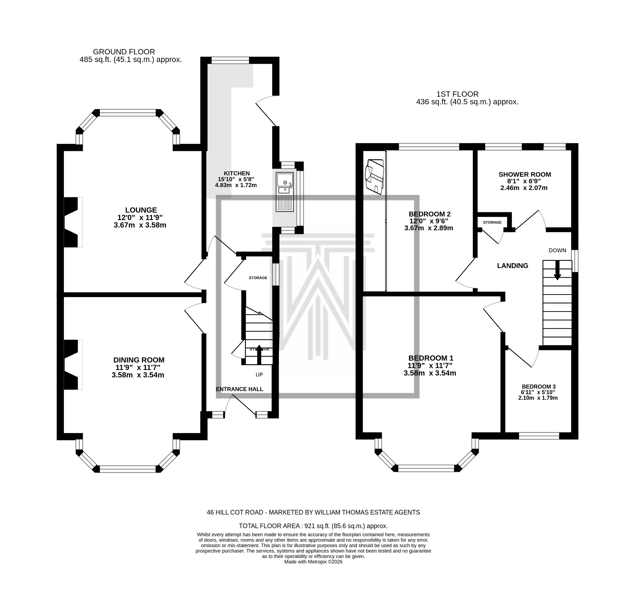 3 bedroom semi-detached house For Sale in Bolton - Floorplan 1.
