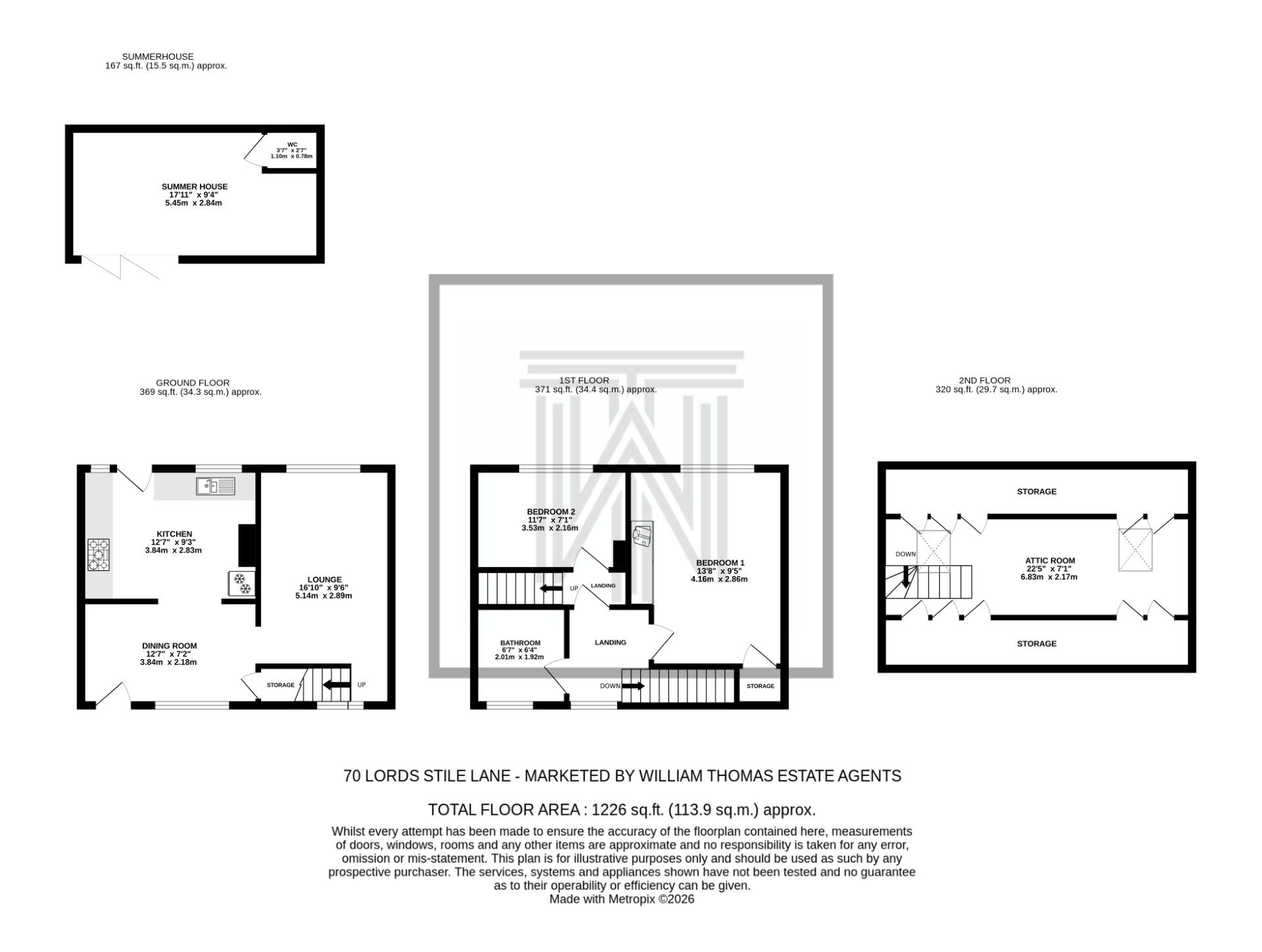 2 bedroom town house For Sale in Bolton - Floorplan 1.