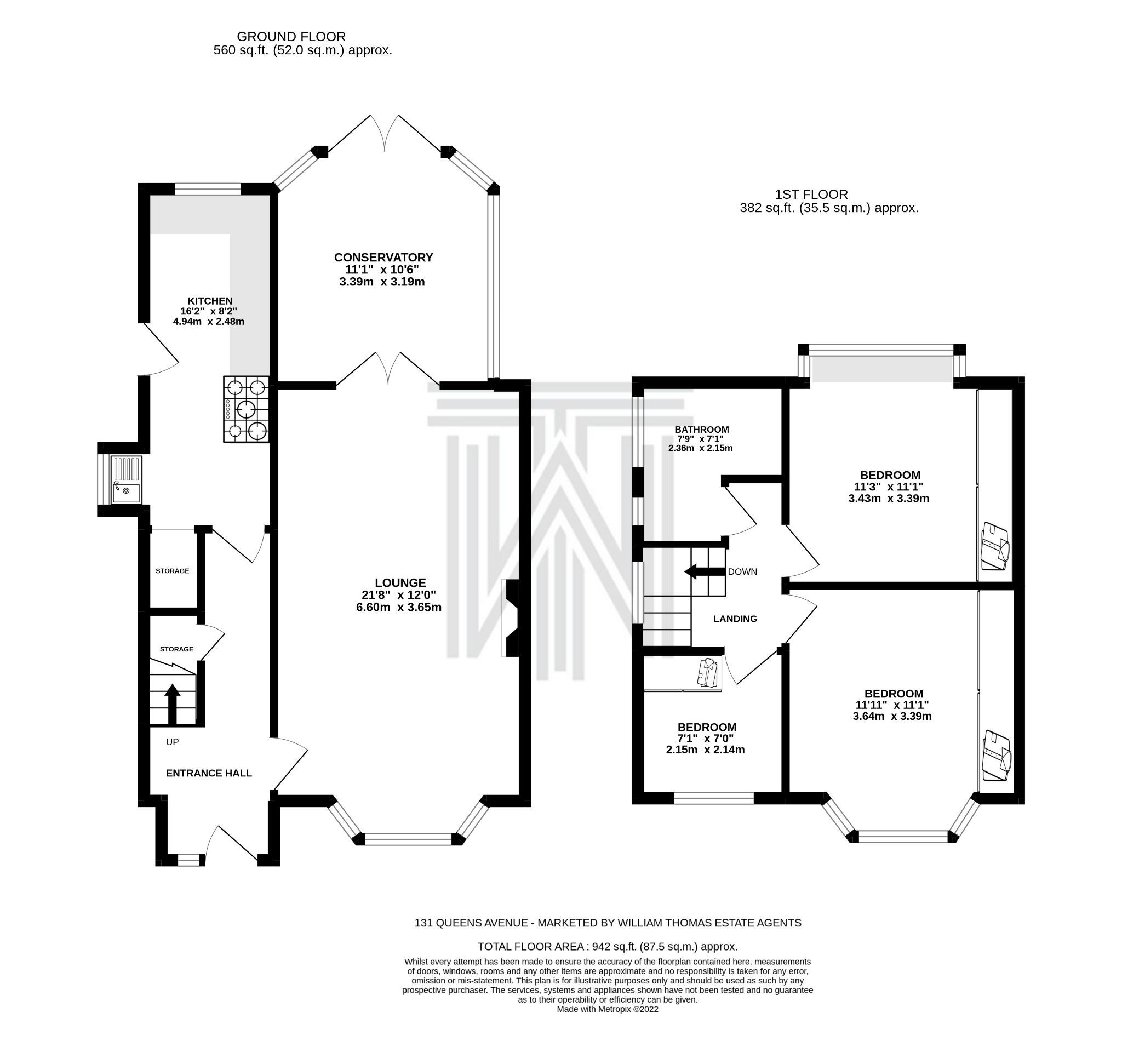 3 bedroom semi-detached house For Sale in Bolton - Floorplan 1.