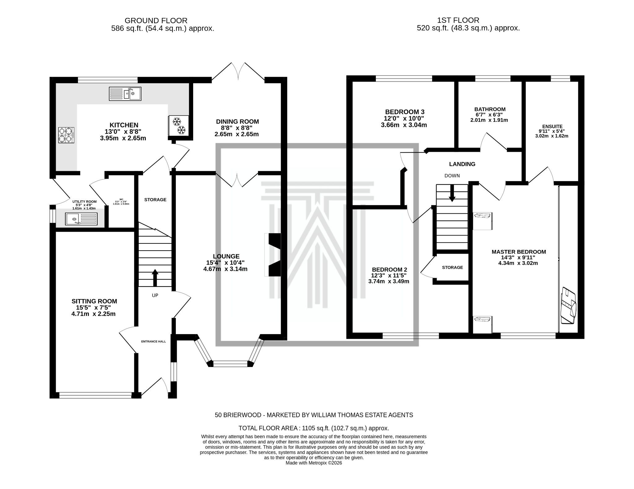 3 bedroom detached house For Sale in Bolton - Floorplan 1.