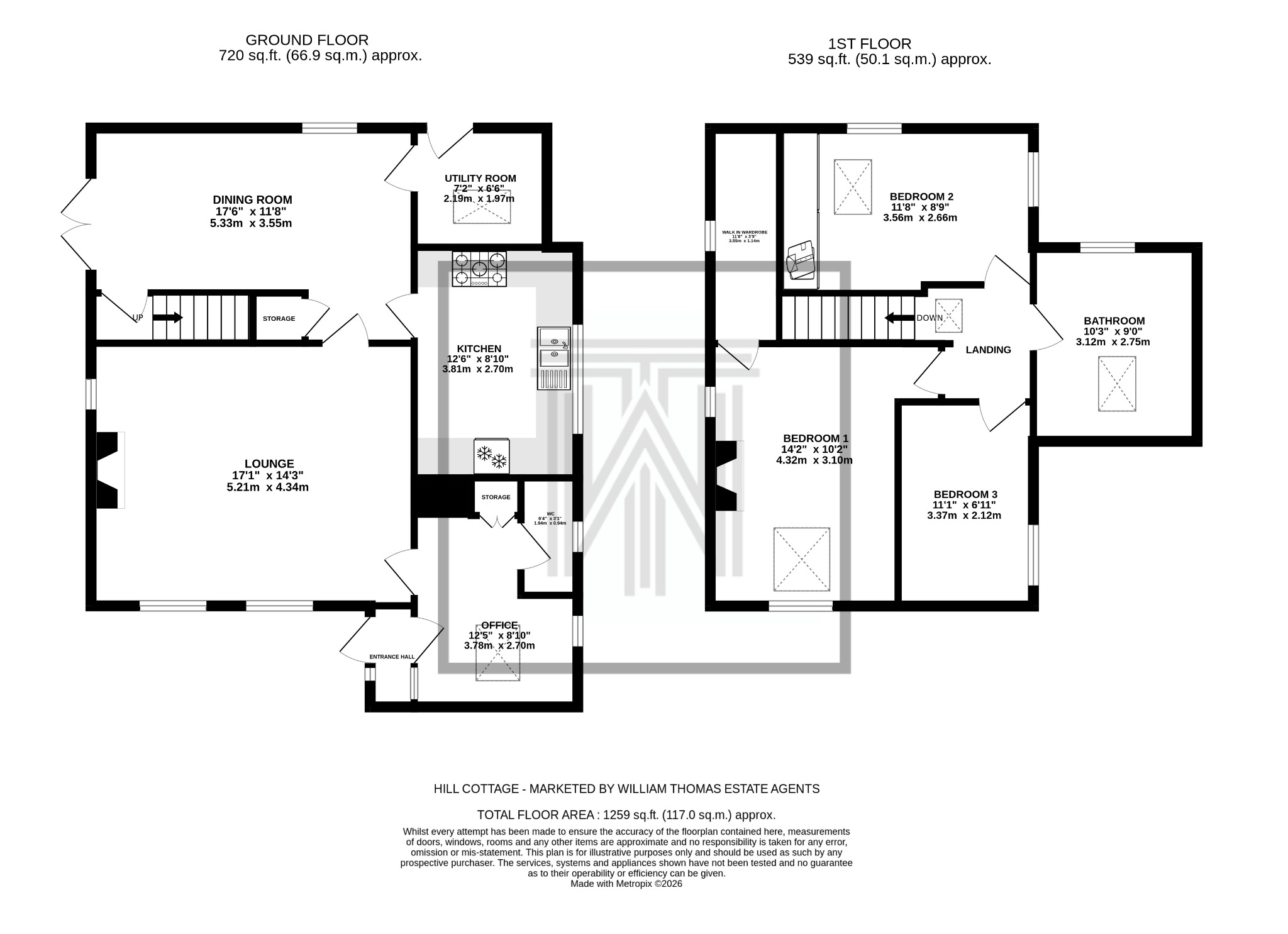 3 bedroom detached house For Sale in Bolton - Floorplan 1.