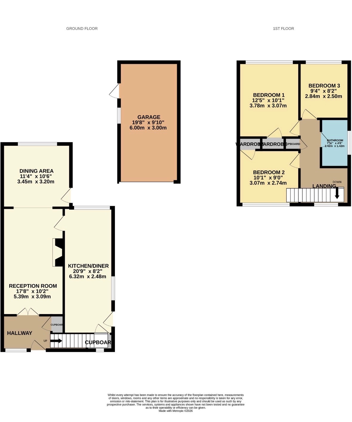 3 bedroom detached house For Sale in Bolton - Floorplan 1.