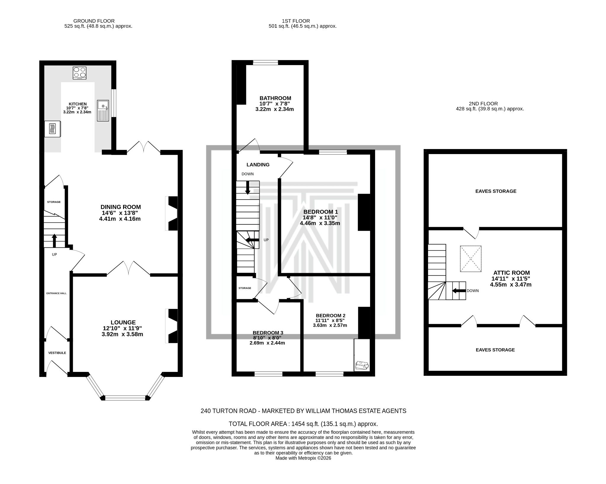 3 bedroom mid terraced house For Sale in Bolton - Floorplan 1.