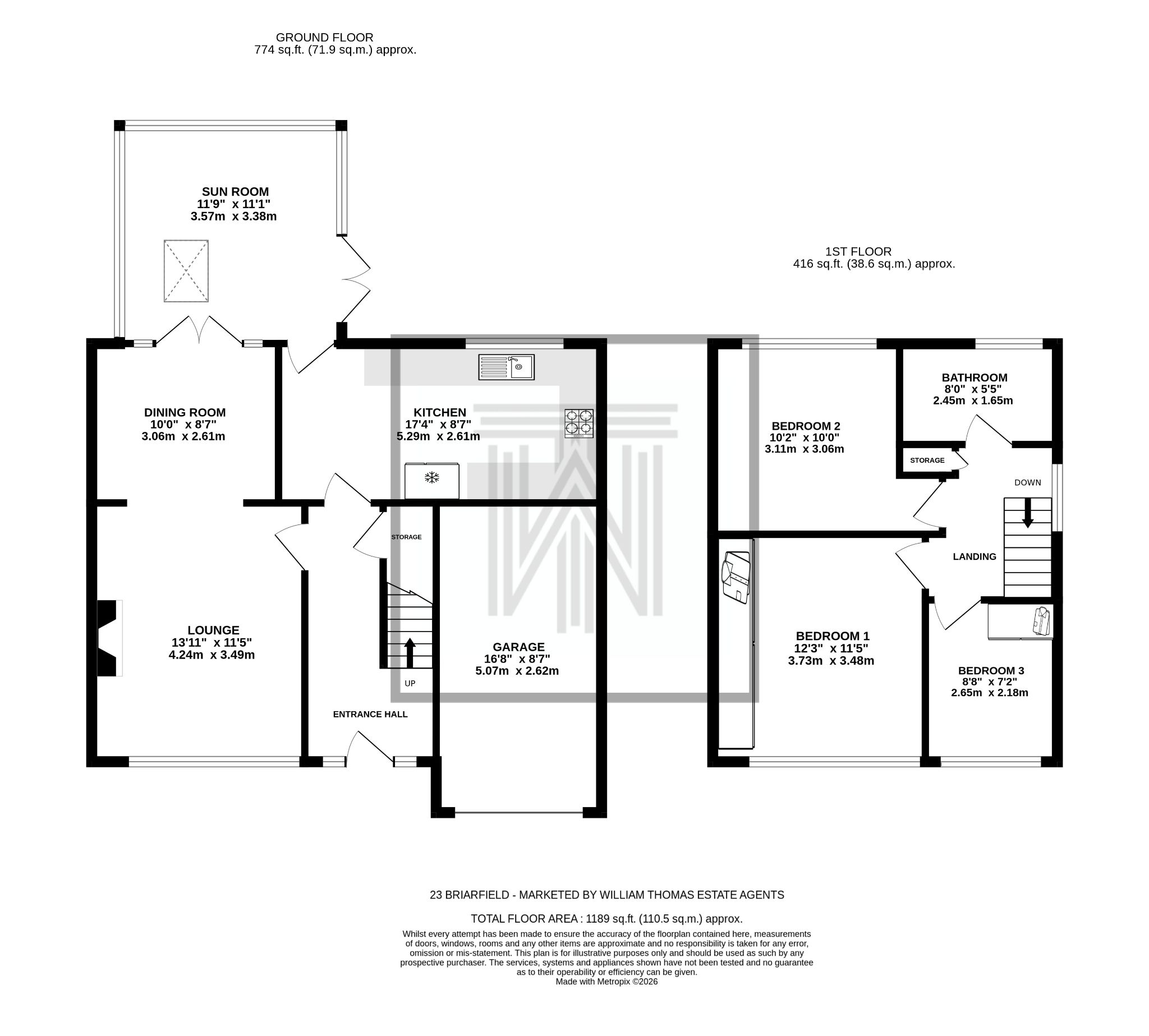 3 bedroom semi-detached house For Sale in Bolton - Floorplan 1.