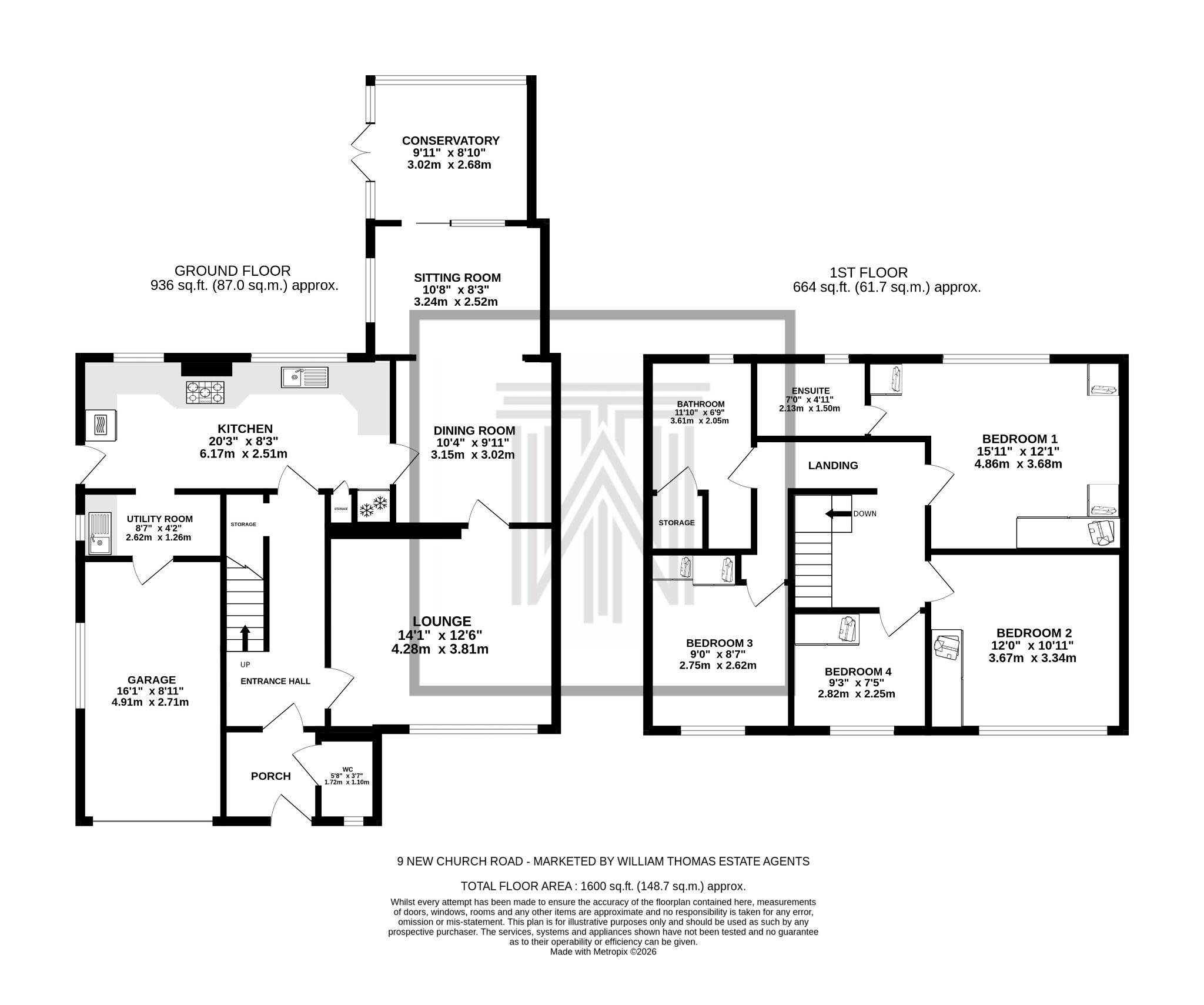 4 bedroom semi-detached house For Sale in Bolton - Floorplan 1.