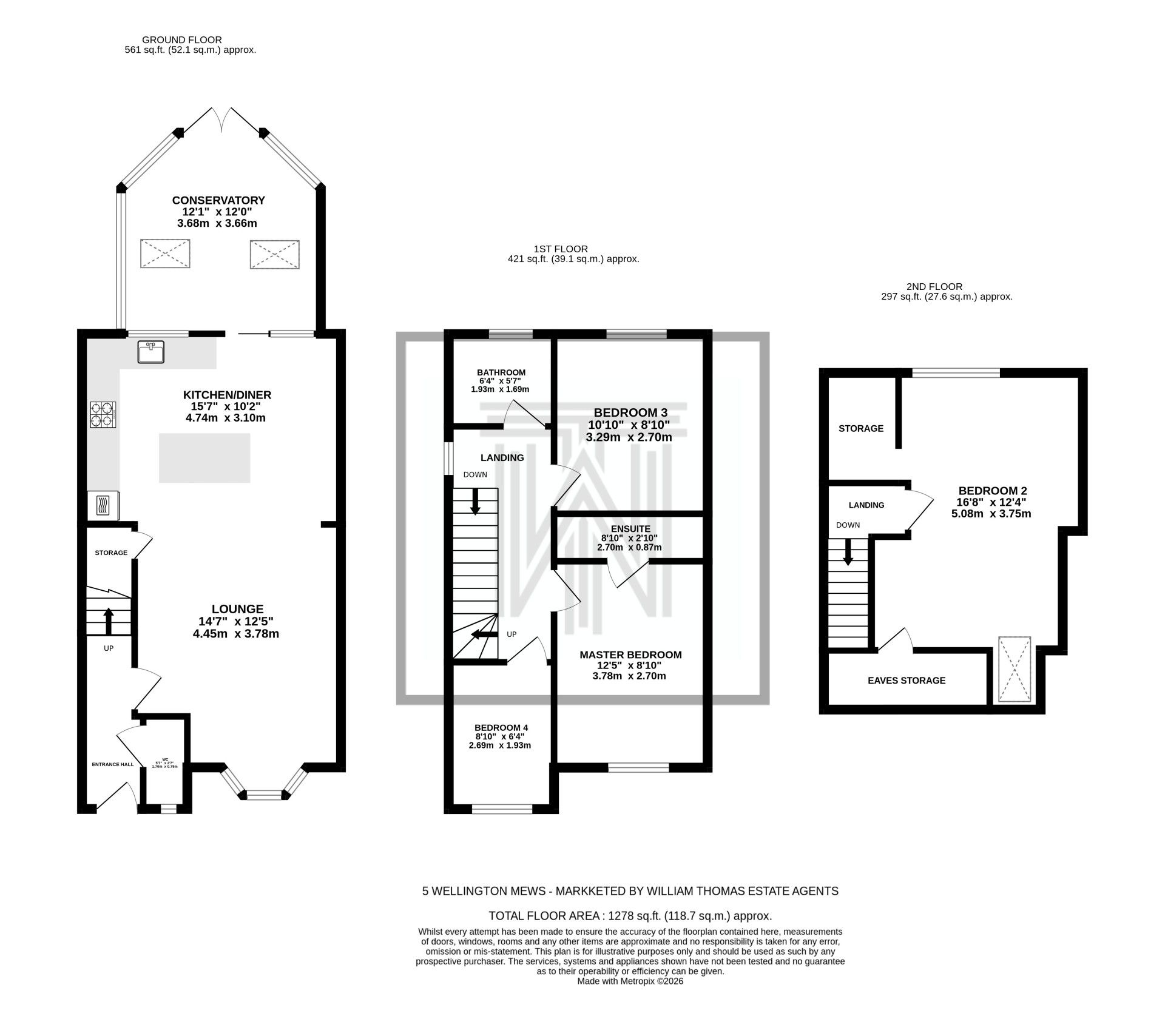 4 bedroom semi-detached house For Sale in Bolton - Floorplan 1.