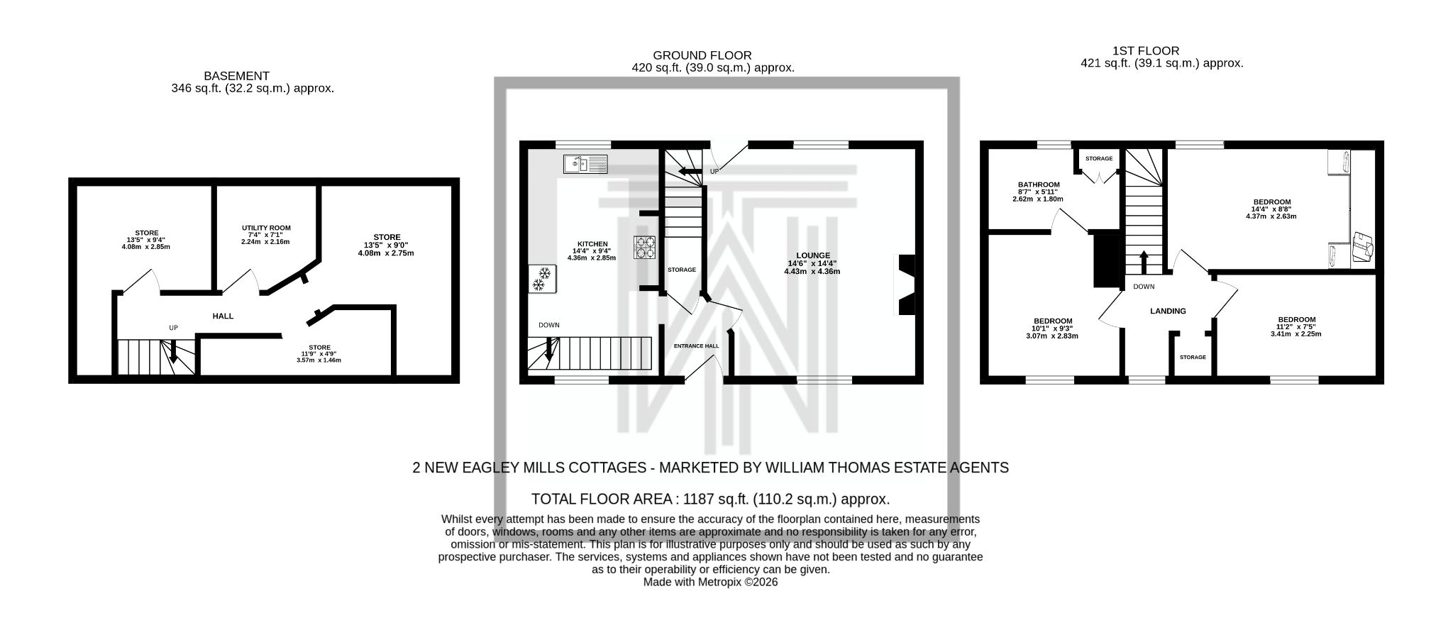 3 bedroom mid terraced house For Sale in Bolton - Floorplan 1.