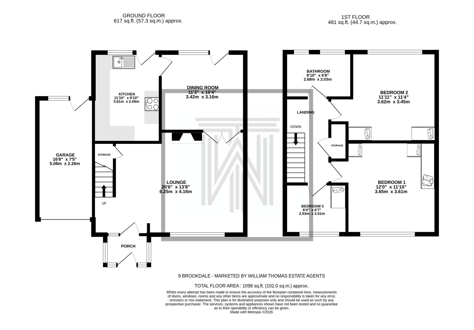 3 bedroom mews house For Sale in Bolton - Floorplan 1.