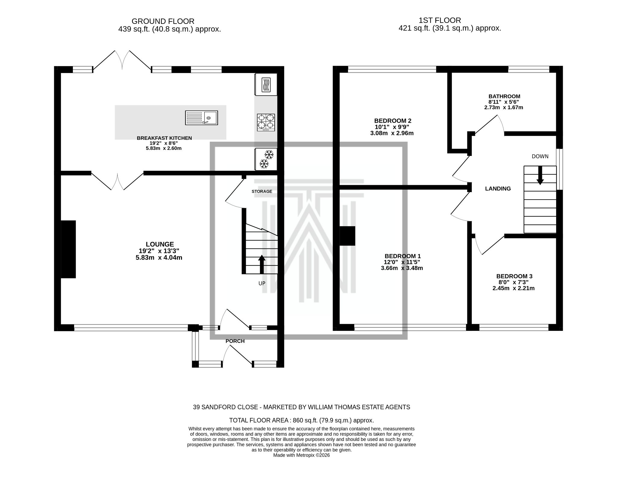 3 bedroom semi-detached house For Sale in Bolton - Floorplan 1.