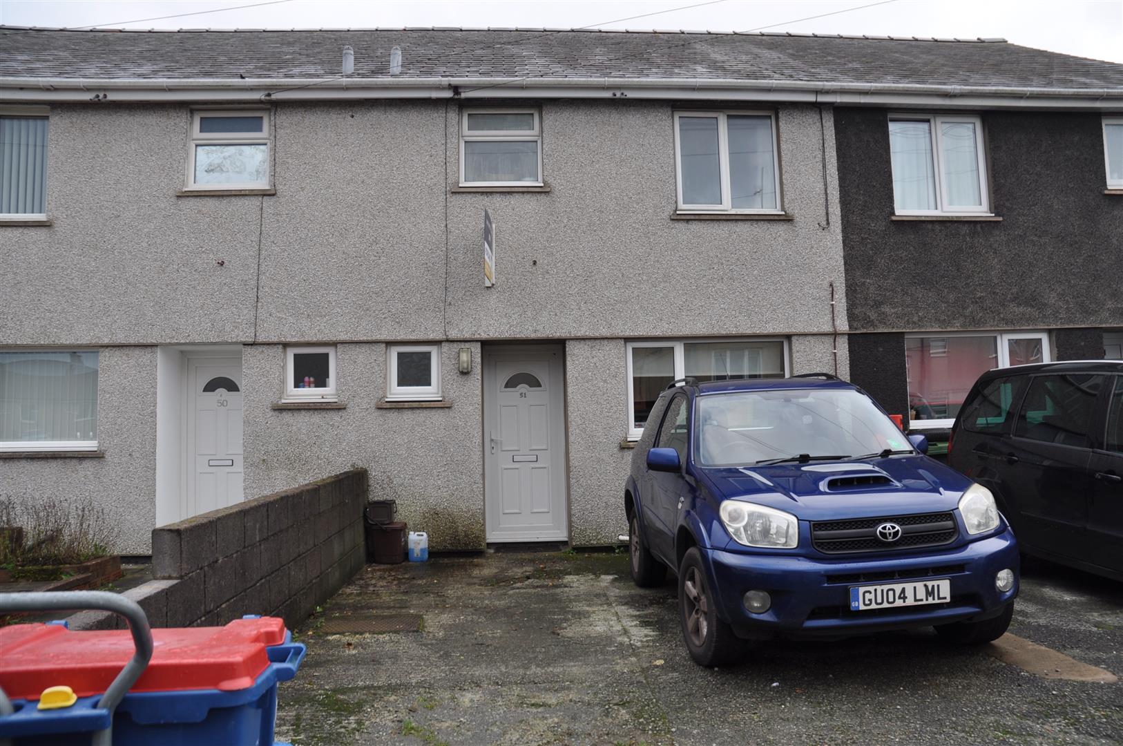 3 bedroom mid terraced house For Sale in Menai Bridge - Front of Property.