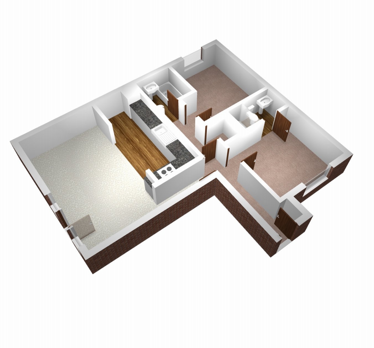 2 bedroom apartment flat/apartment Let in Coventry - Photograph 4.