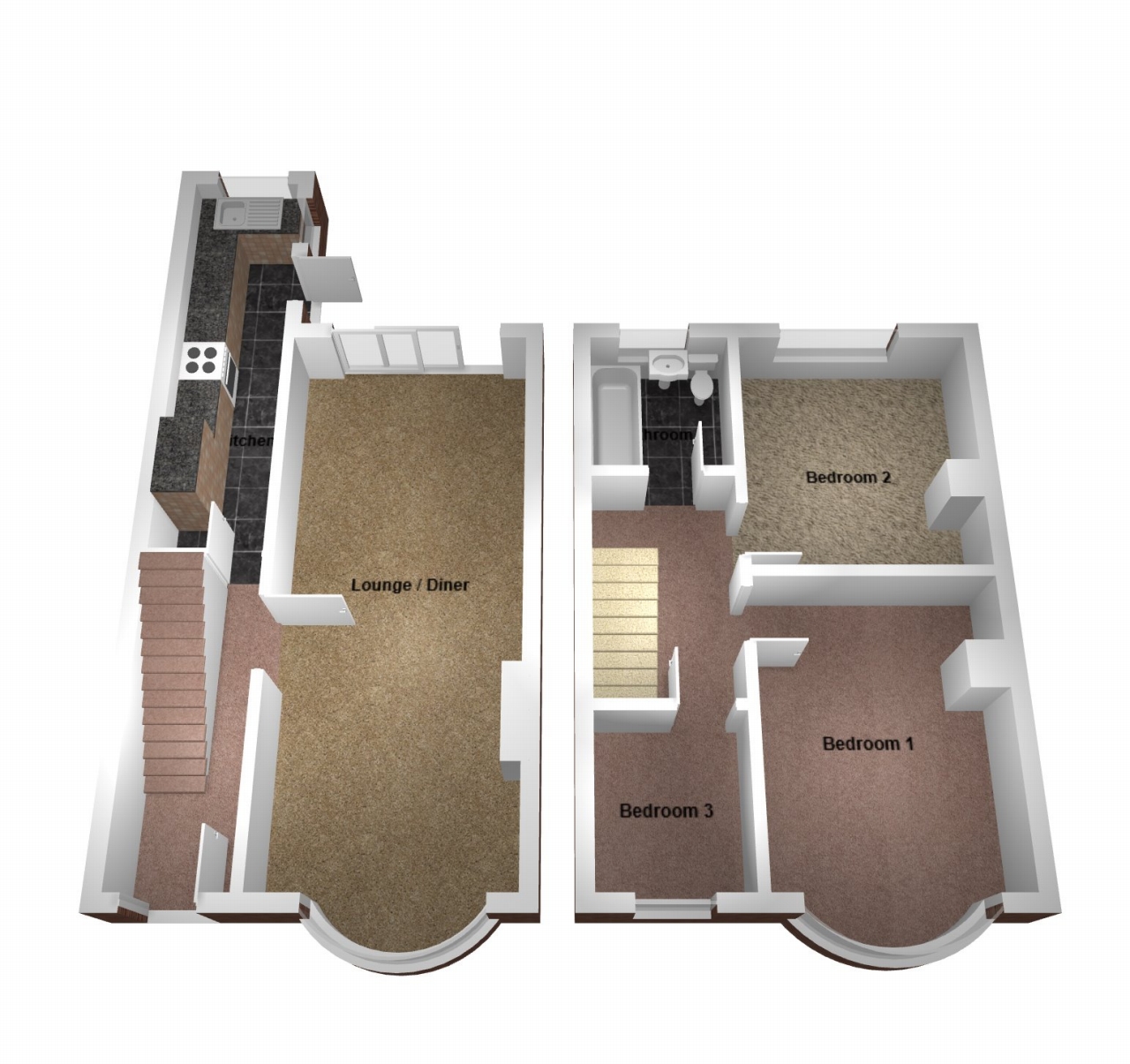 3 bedroom mid terraced house To Let in Coventry - Photograph 9.