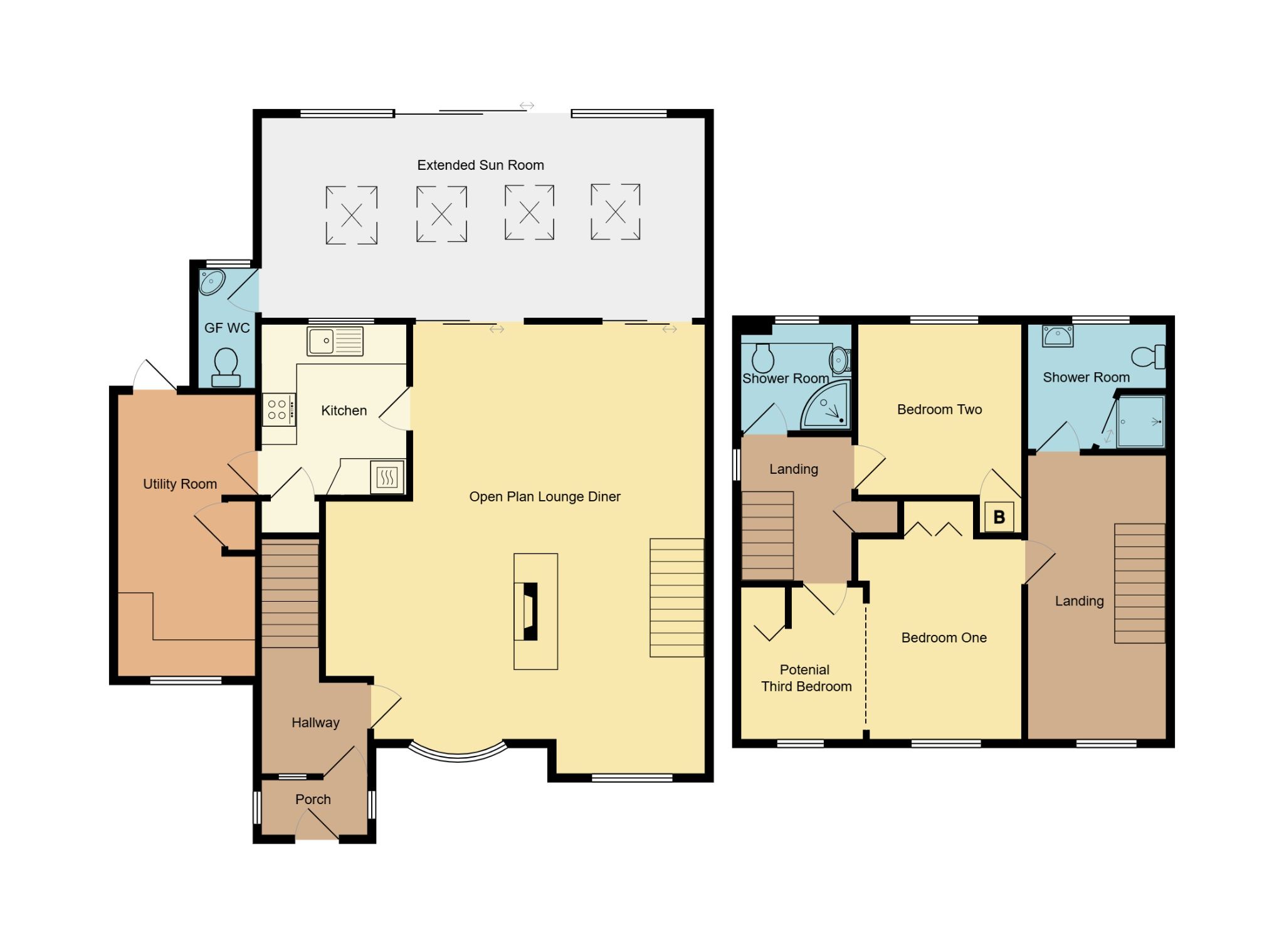 3 bedroom detached house SSTC in Coventry - Floorplan 1.