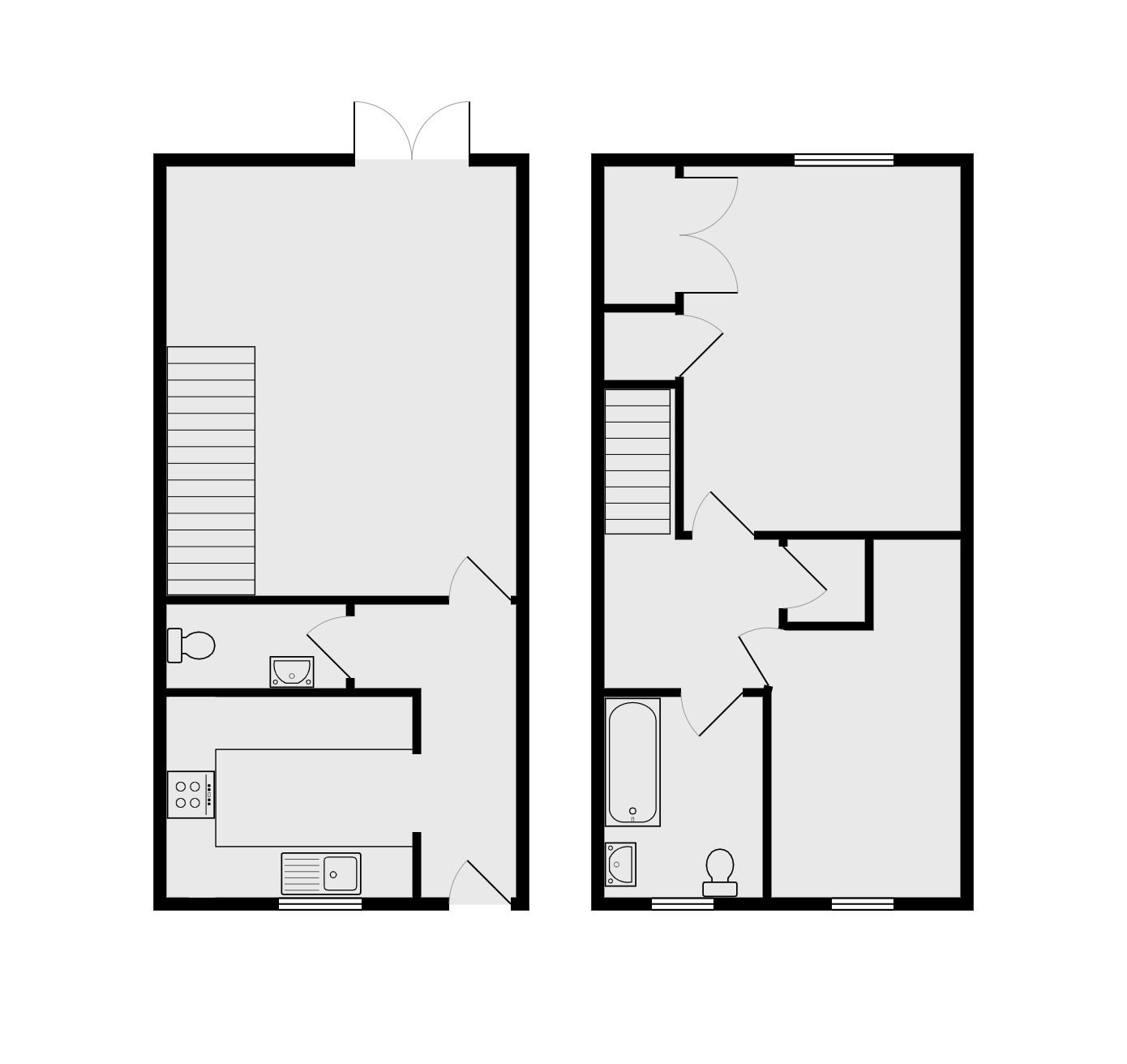 2 bedroom mid terraced house Let in Coventry - Floorplan 1.