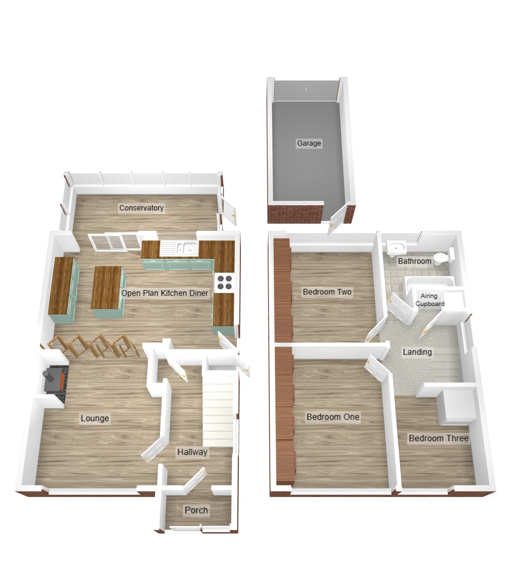3 bedroom semi-detached house SSTC in Coventry - Floorplan 2.