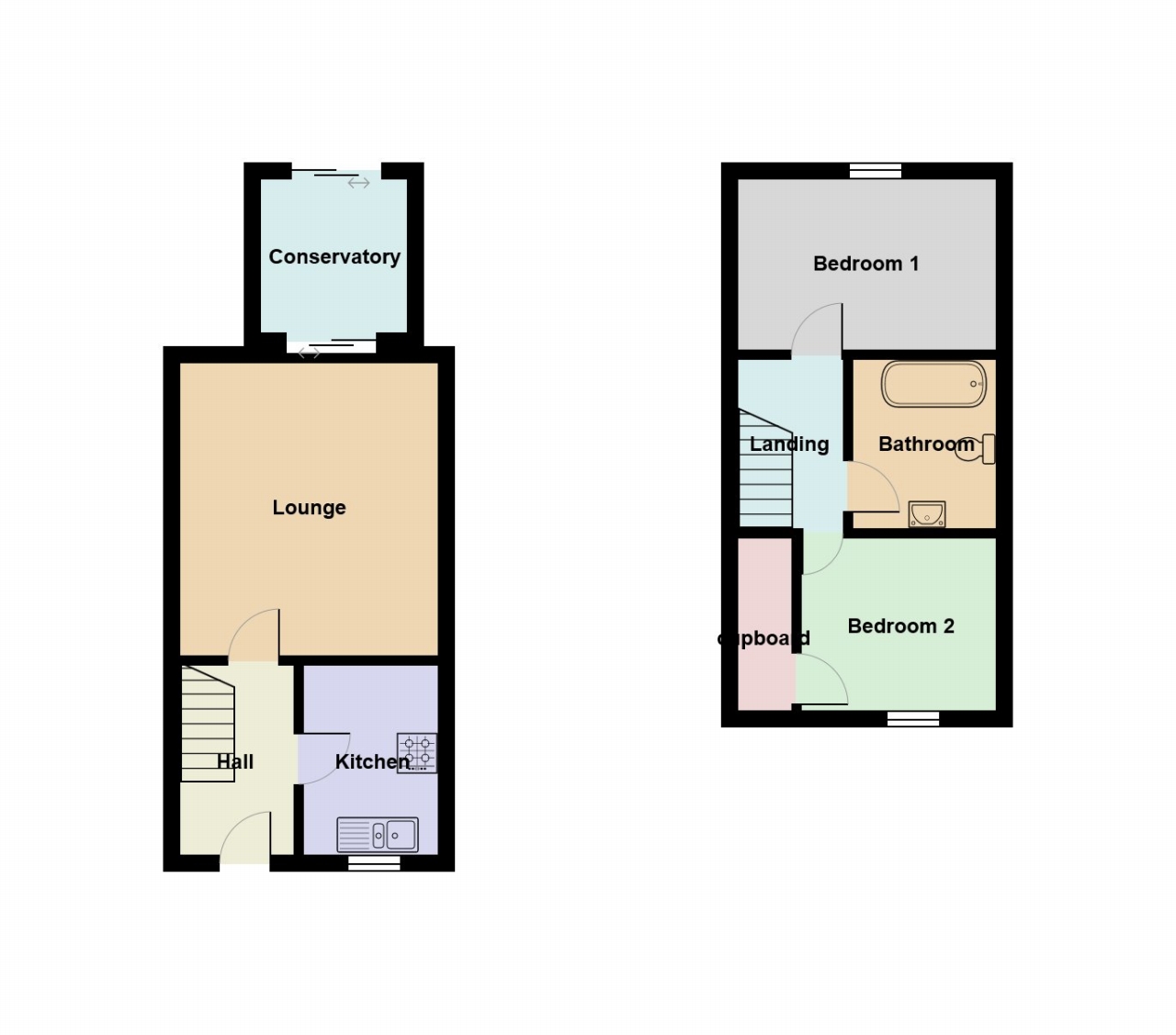 2 bedroom barn conversion house Let in Coventry - Photograph 8.