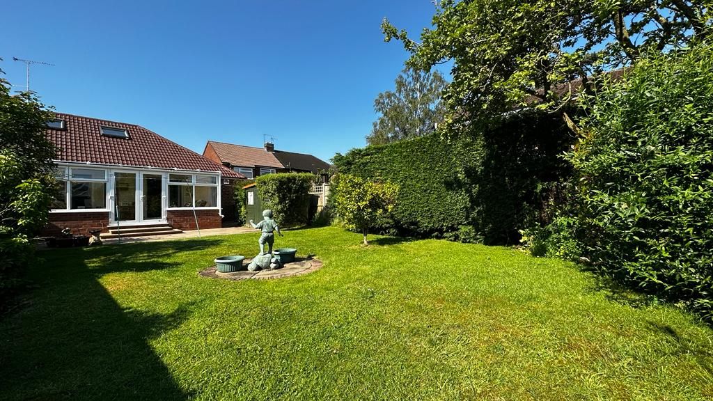 3 bedroom semi-detached bungalow Sold in Coventry - Rear Garden.