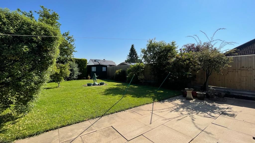 3 bedroom semi-detached bungalow Sold in Coventry - Rear Garden.