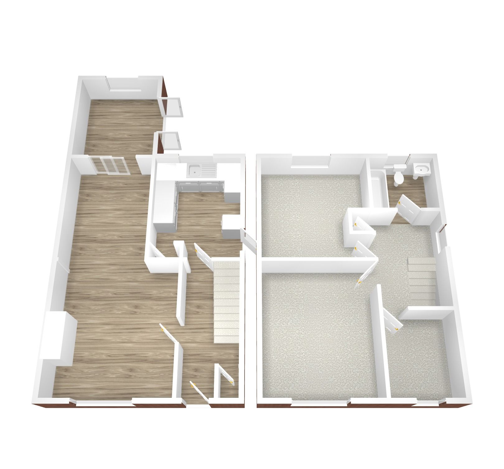 3 bedroom semi-detached house Sold in Coventry - Floorplan 2.